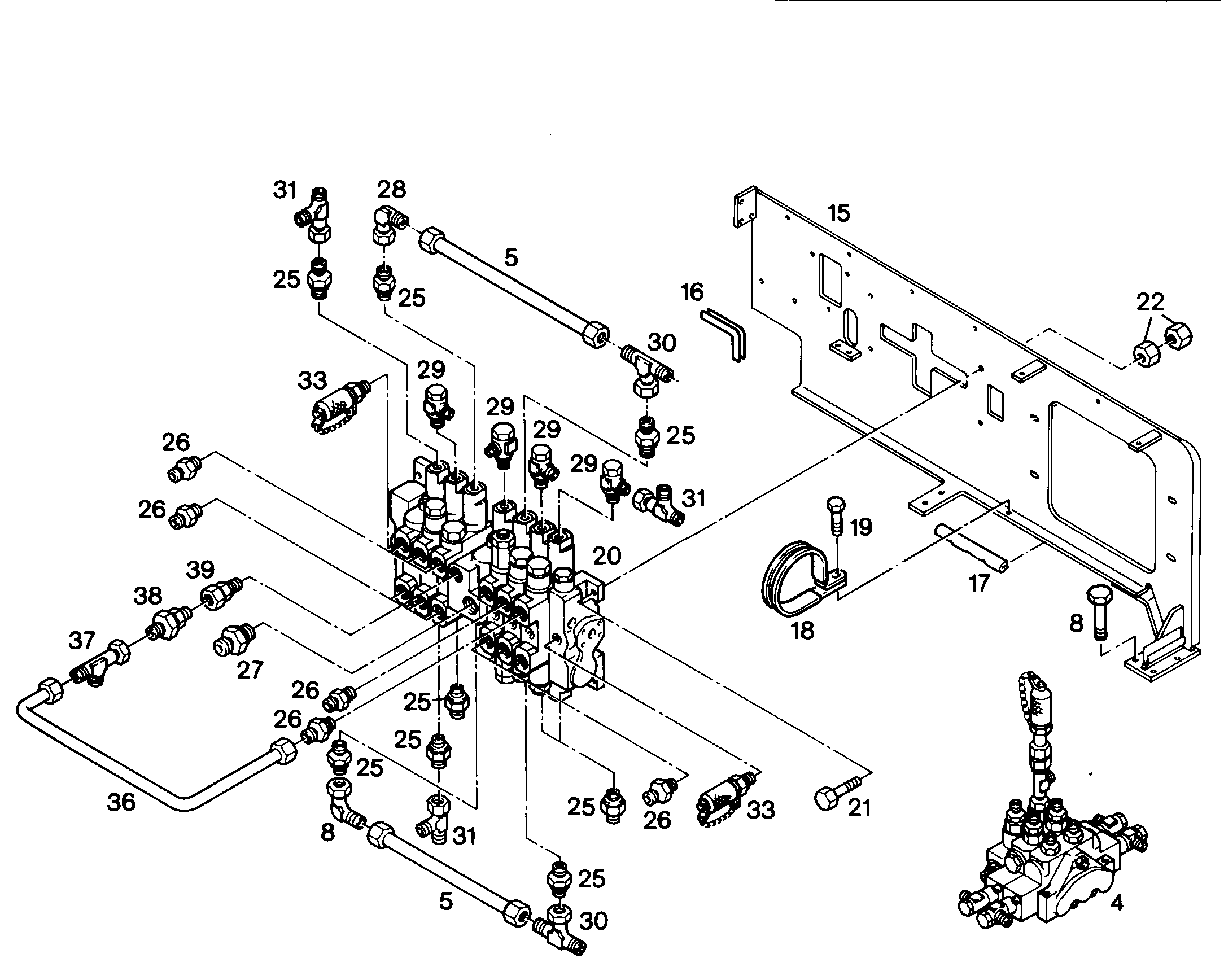 БЛОК УПРАВЛЕНИЯ 5007329 LIEBHERR
