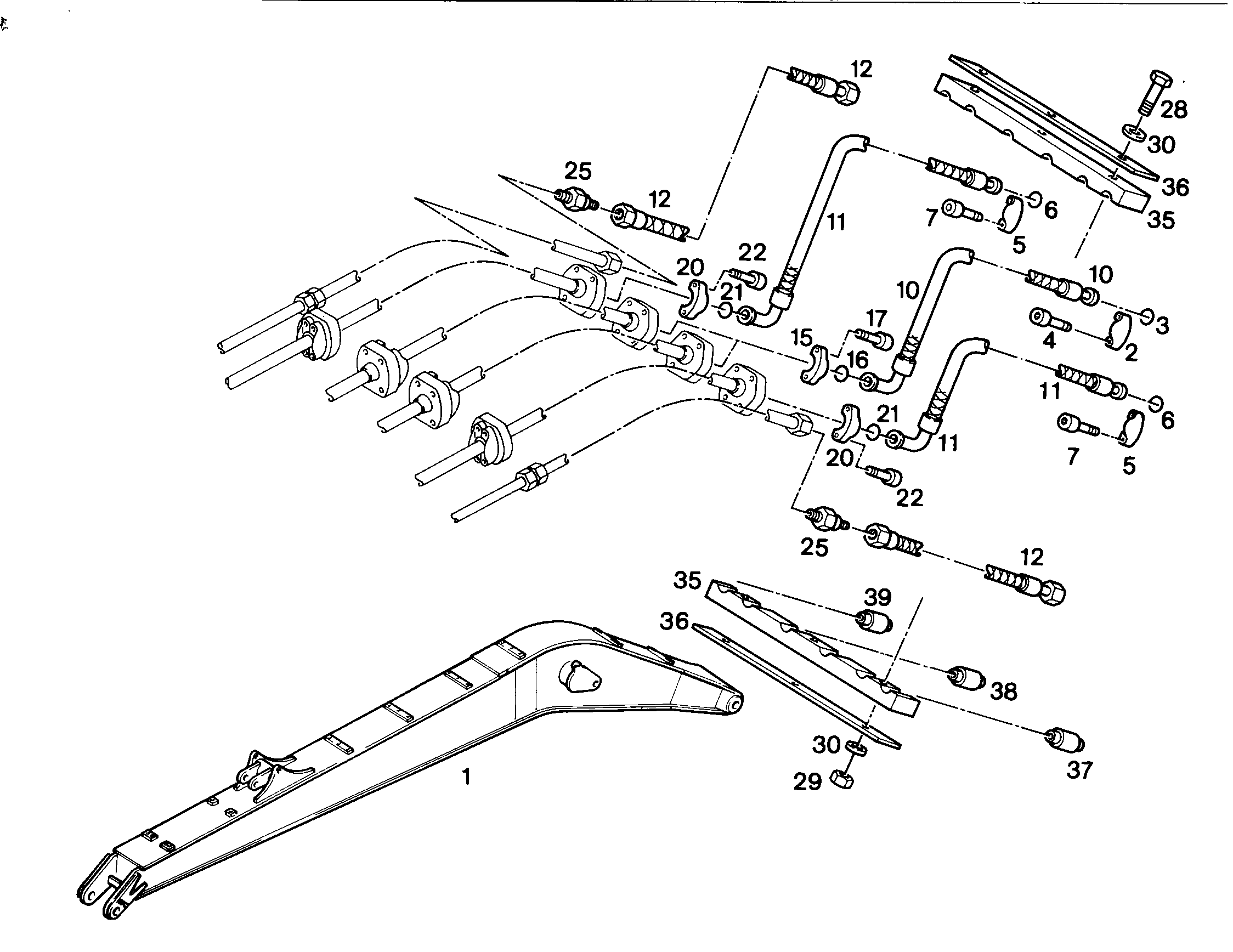 СТРЕЛА ОДНОКОРПУСНАЯ 6,80M 9905478 LIEBHERR