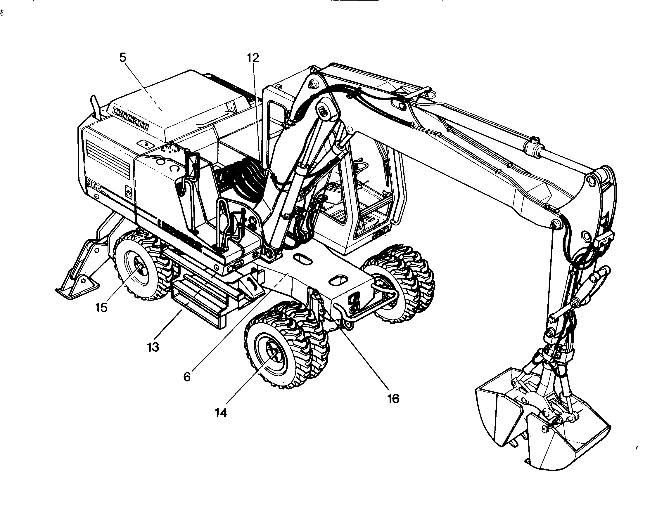 РАЗДАТОЧНАЯ КОРОБКА МОНТАЖ 9304434 LIEBHERR