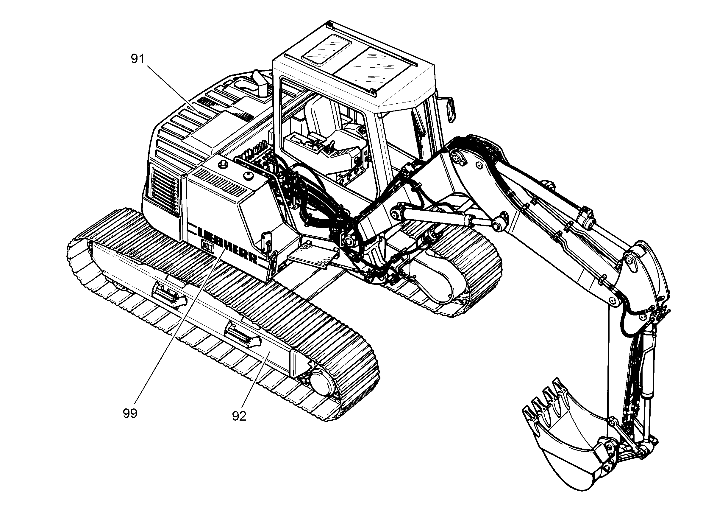 ПОВОРОТНАЯ ПЛАТФОРМА 9287706 LIEBHERR