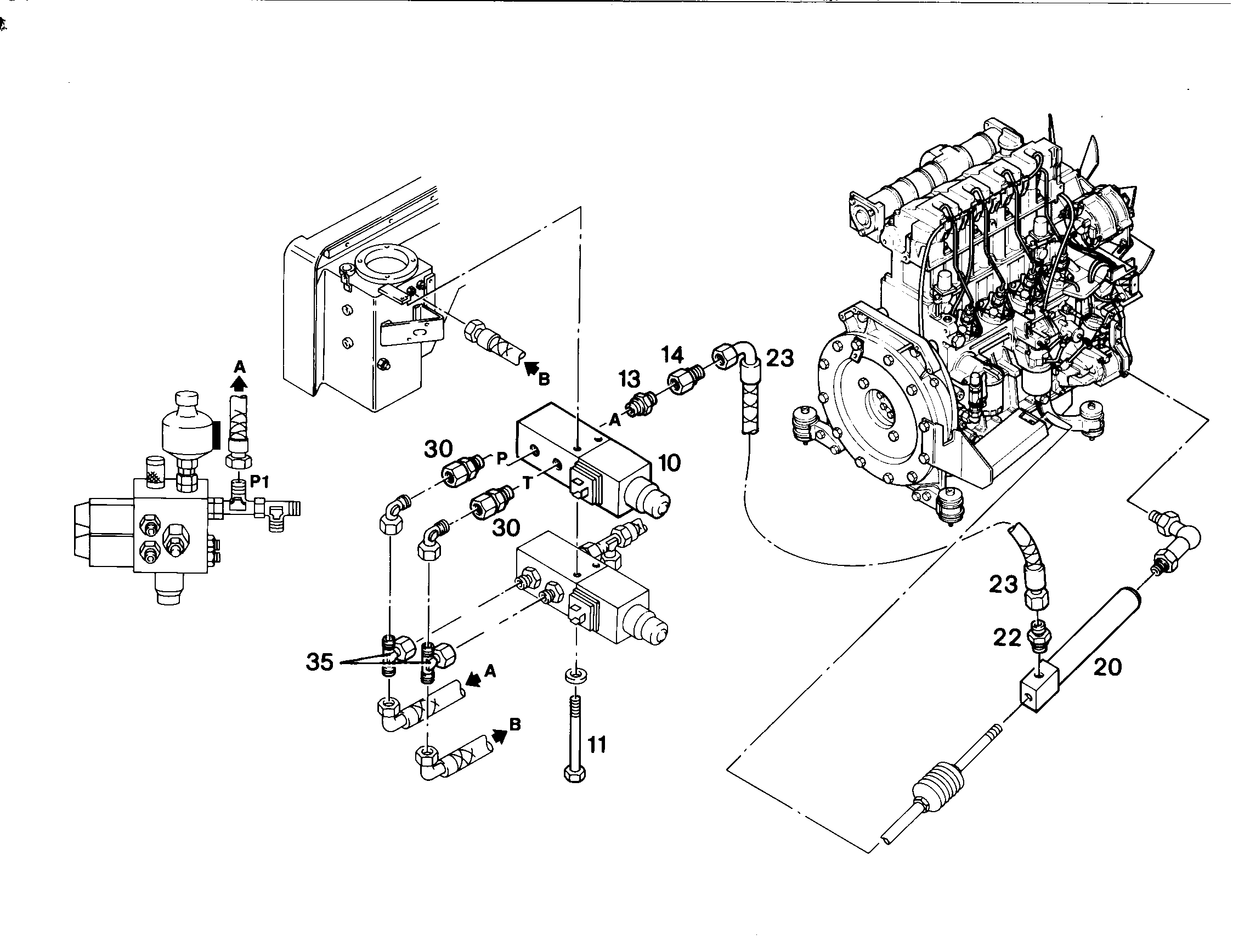 ШЛАНГ УПРАВЛЕНИЯ 5X2700 7406706 LIEBHERR