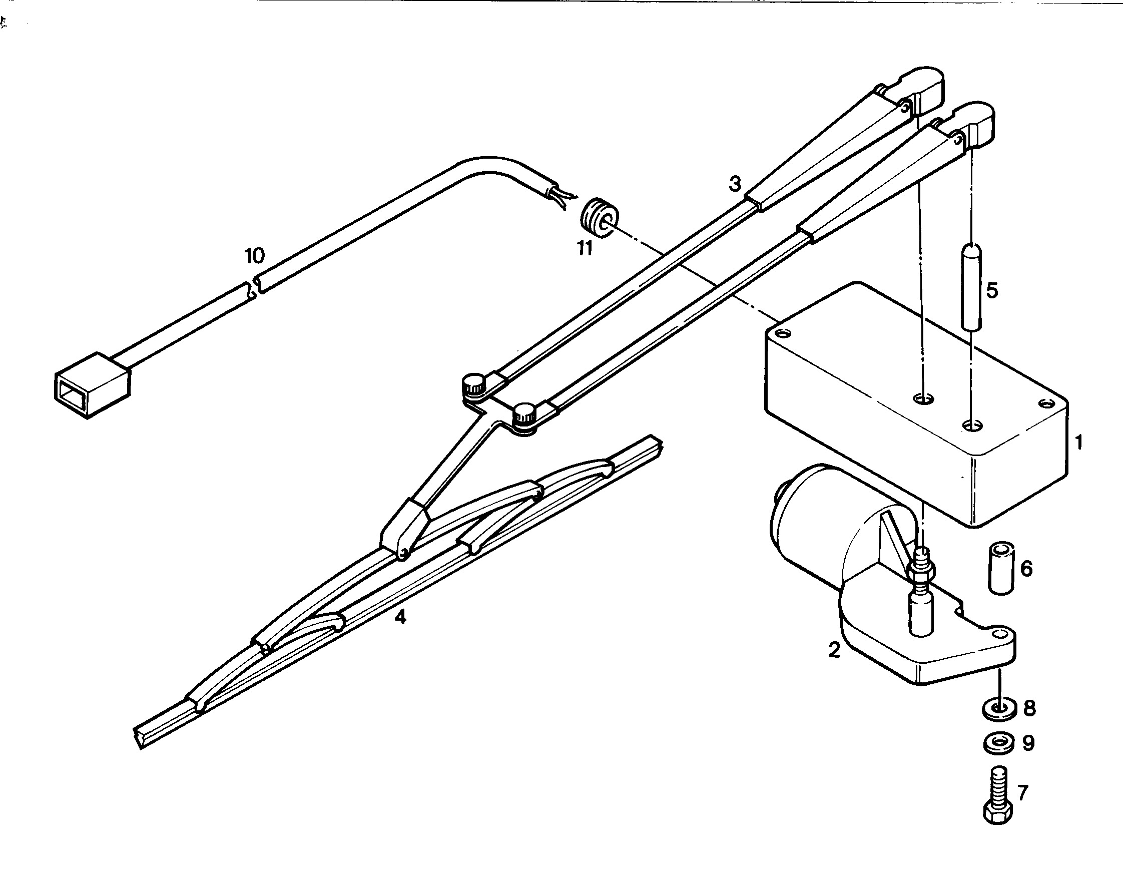 ЩЕТКА 'ДВОРНИКА' 400mm 7409847 LIEBHERR