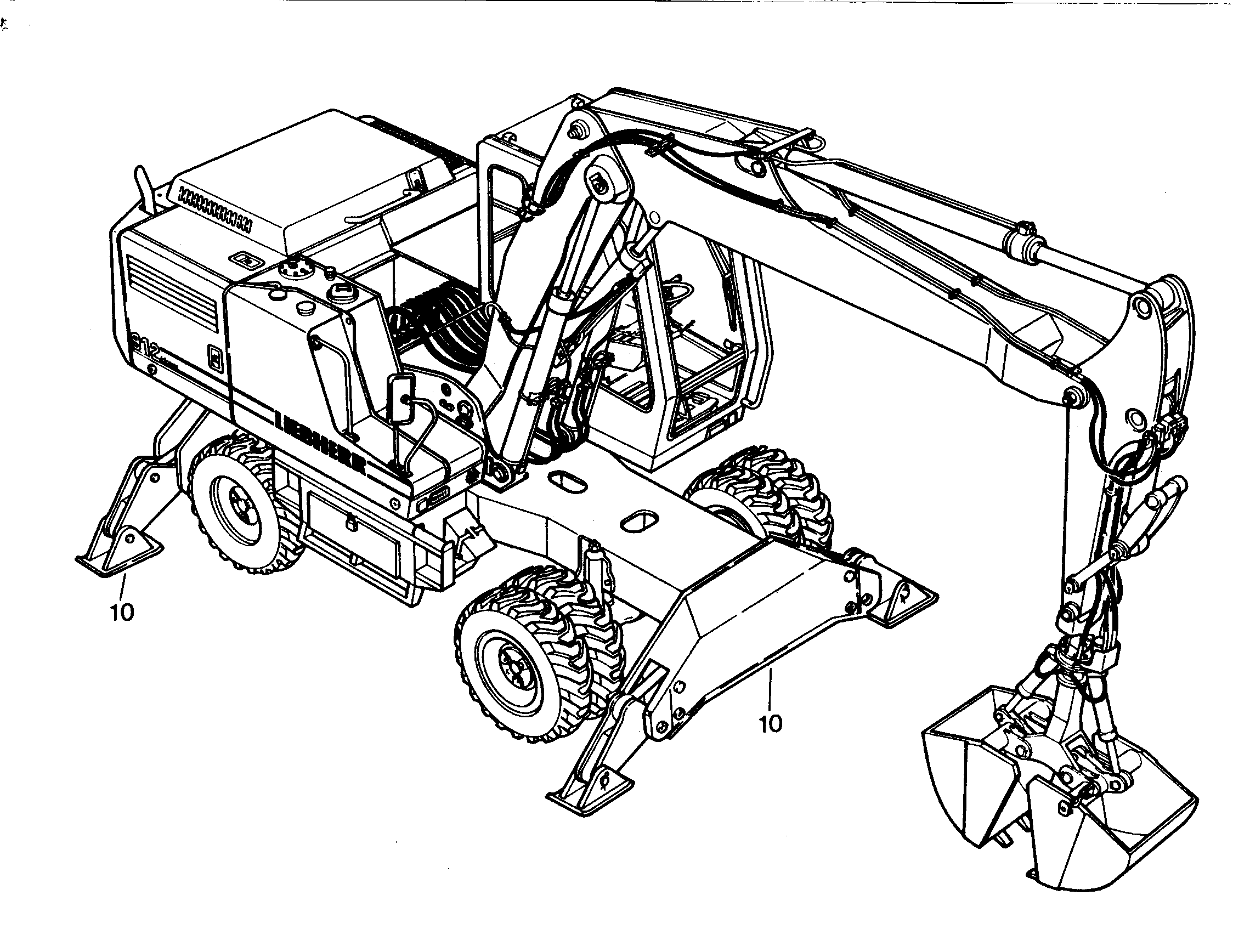 РАЗДЕЛЬНОЕ УПРАВЛ. 4ТОЧКИ ОП. 9305585 LIEBHERR