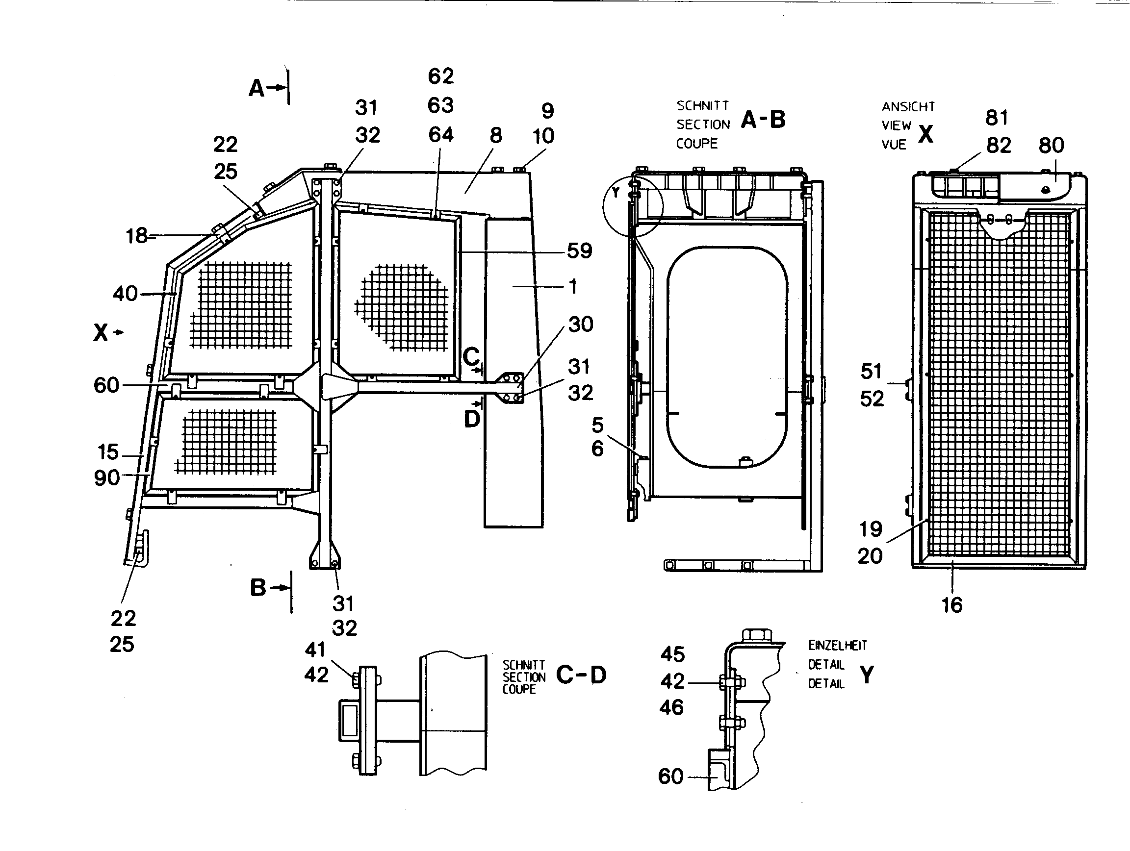 КРЫША ЗАЩИТНАЯ 9305482 LIEBHERR