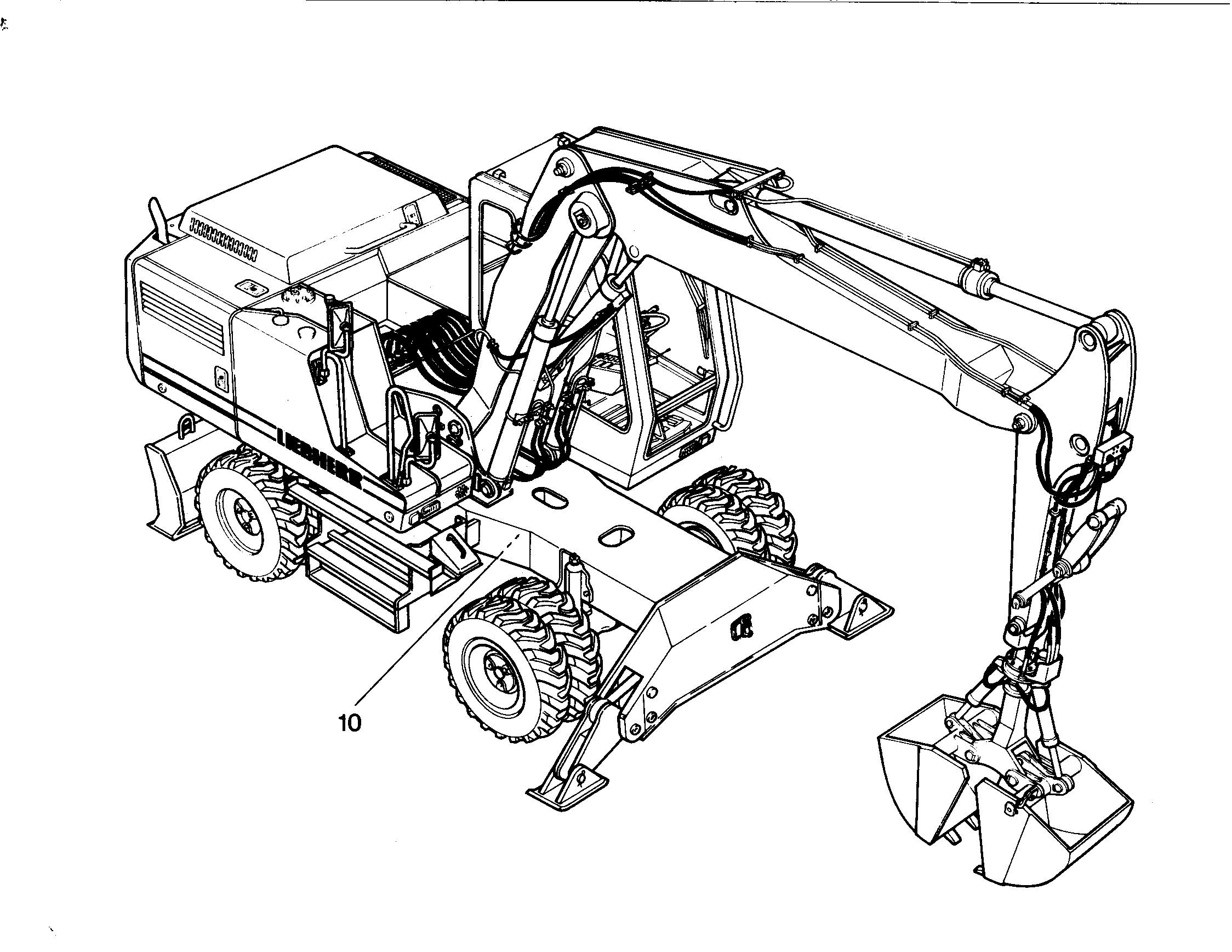 РАЗДЕЛЬНОЕ УПРАВЛ. ЩИТ-ЗАХВАТ 9305815 LIEBHERR