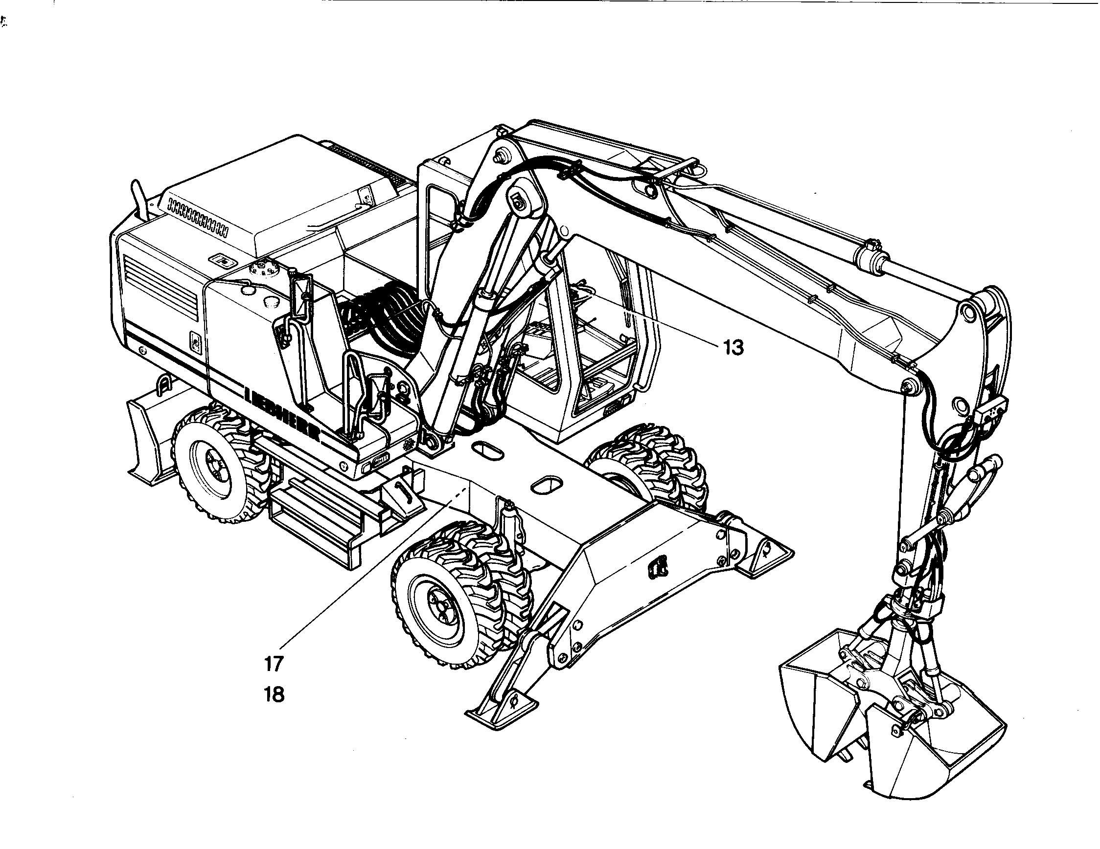 ТРУБОПРОВОДЫ ОПОР ГИДРАВЛИЧ. 9305954 LIEBHERR