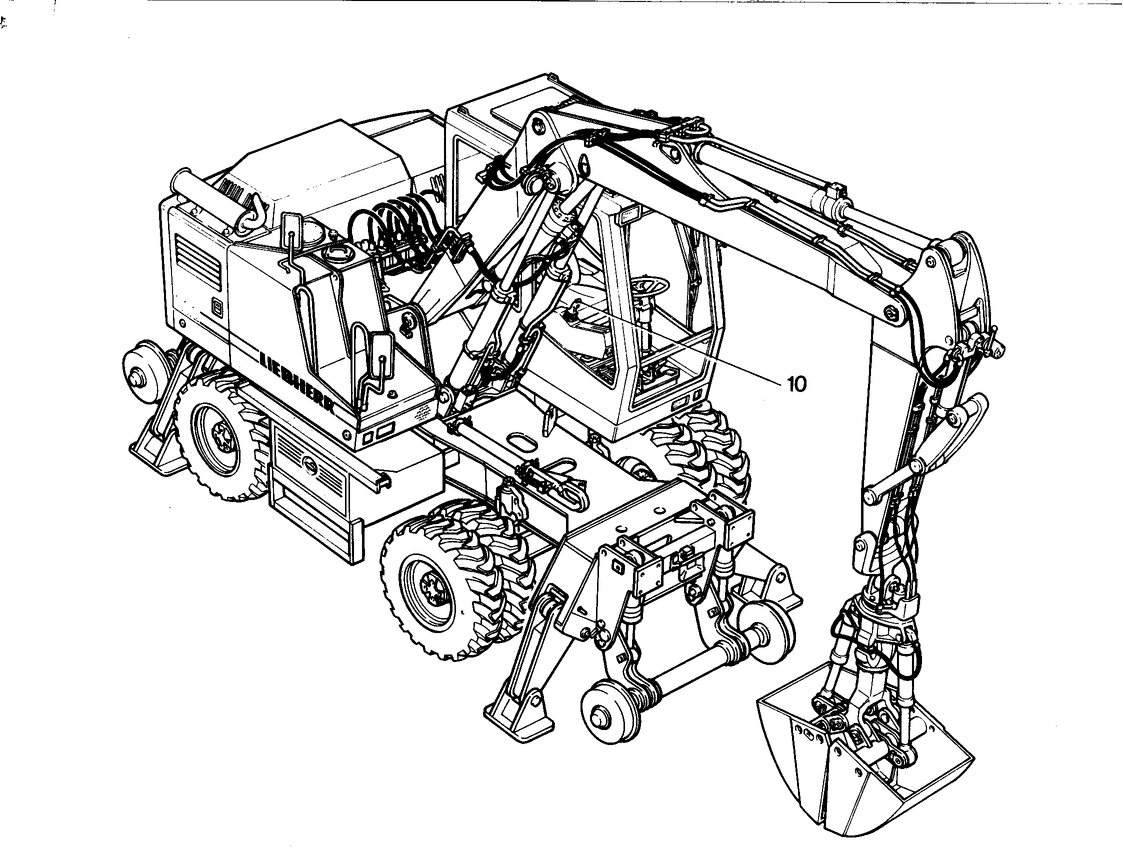 СИГНАЛ ВТОРОЙ В РУКОЯТКЕ ПРАВ. 9305818 LIEBHERR