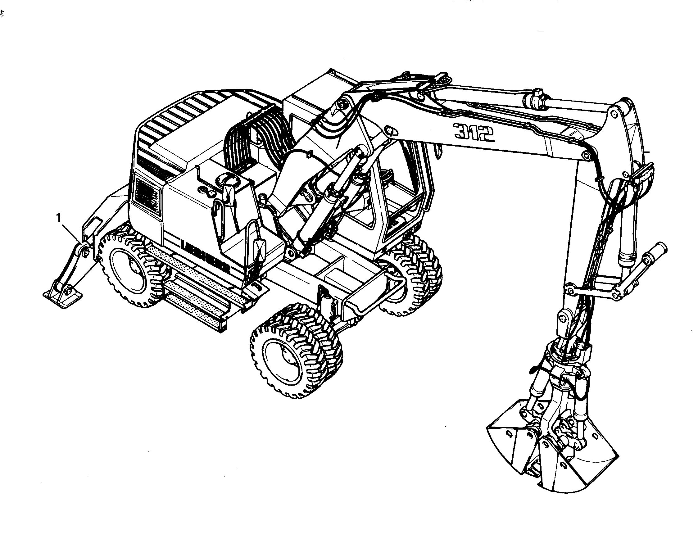 РАЗДЕЛЬНОЕ УПРАВЛ. 2ТОЧКИ ОП. 9210987 LIEBHERR