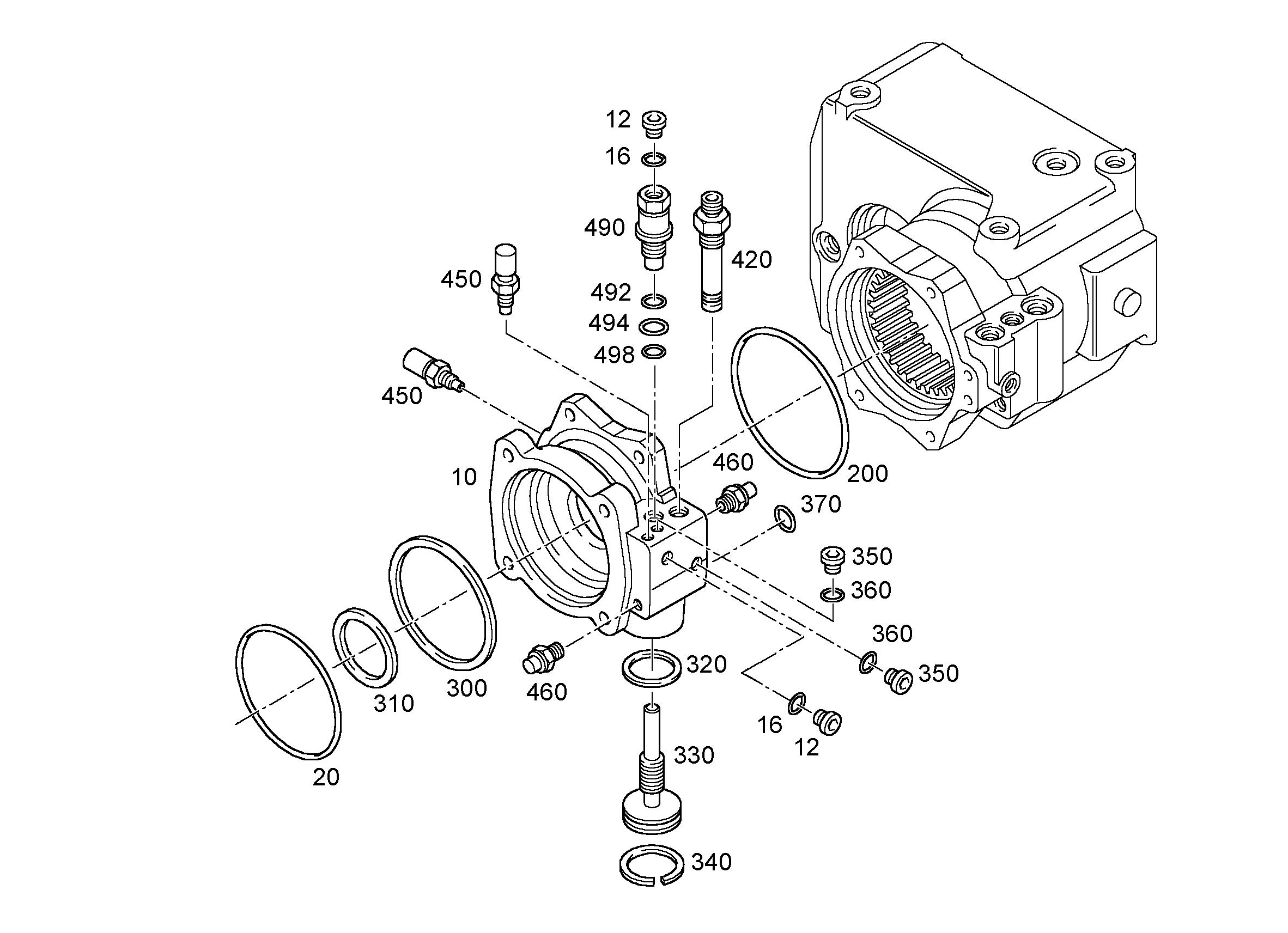 ЭЛЕМЕНТ СОЕДИНИТЕЛЬНЫЙ 10440963 LIEBHERR