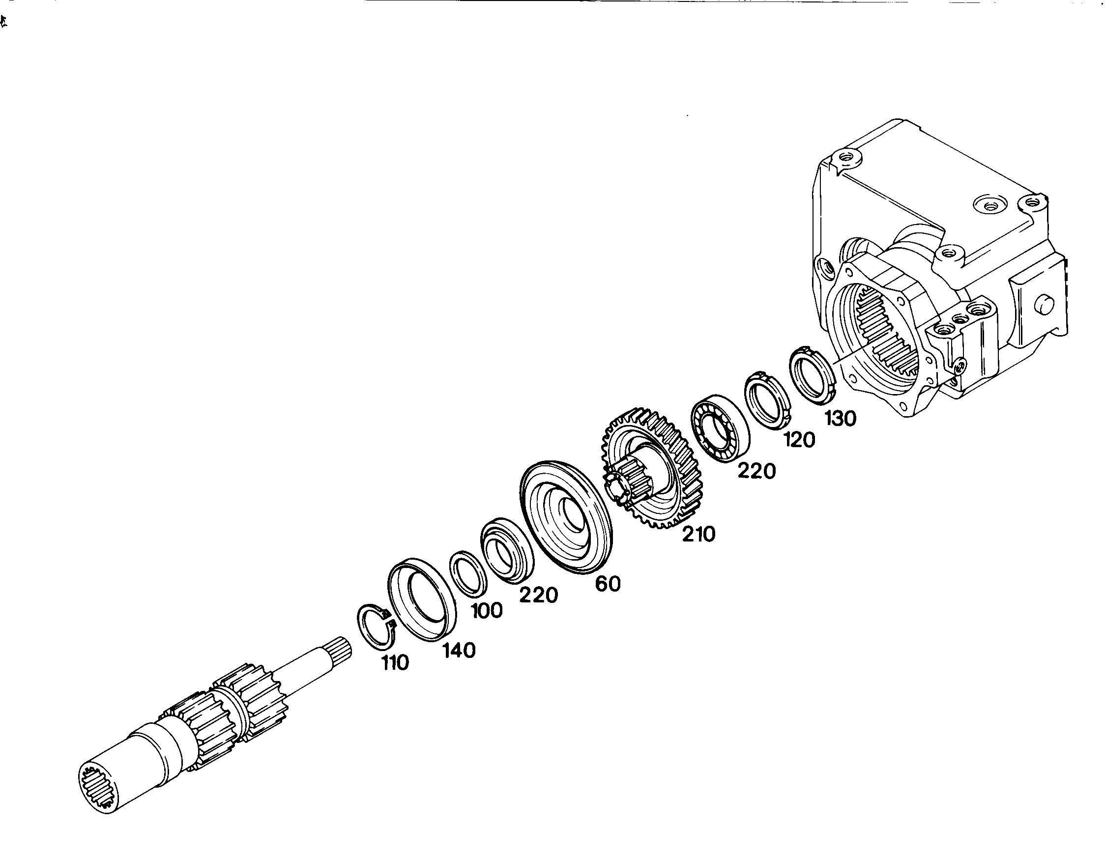 ГАЙКА ШЛИЦЕВАЯ M45X1,5 4125008 LIEBHERR