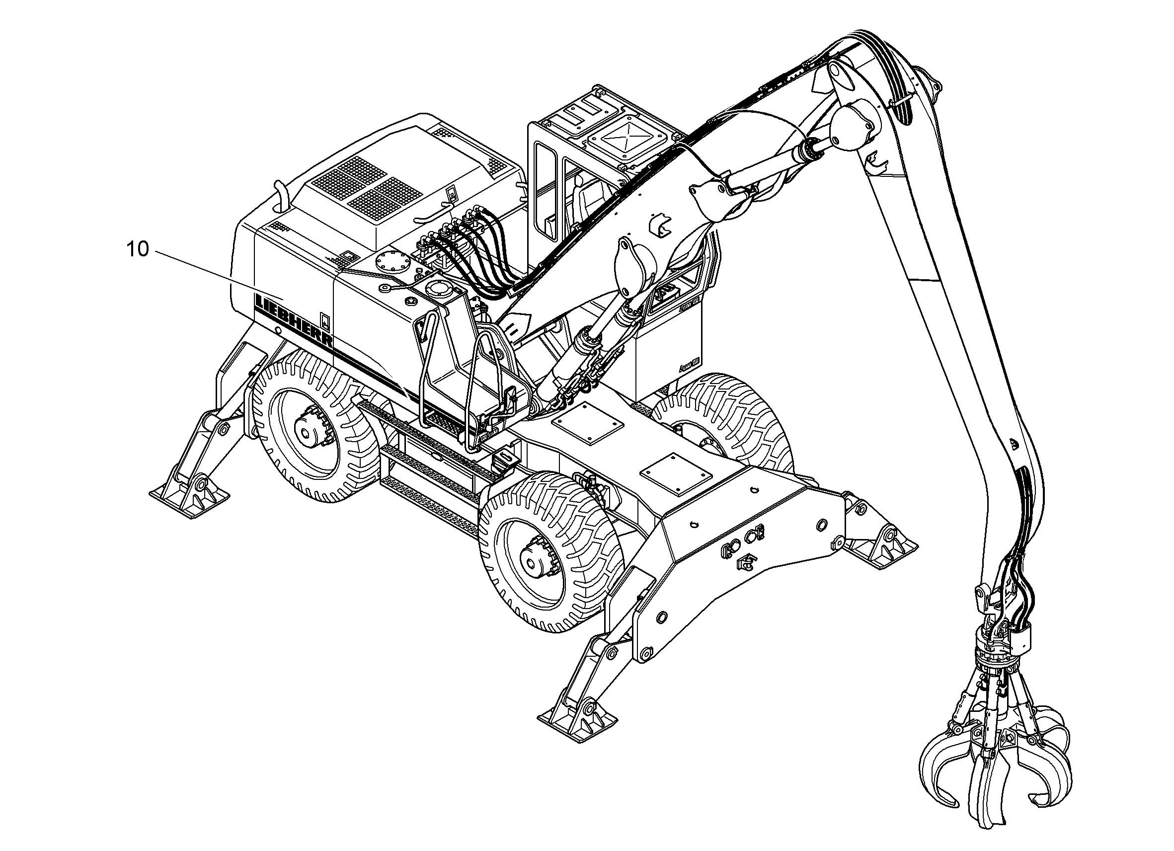 ЗВУКОИЗОЛЯЦИЯ ДОПОЛНИТЕЛЬНАЯ 9610576 LIEBHERR
