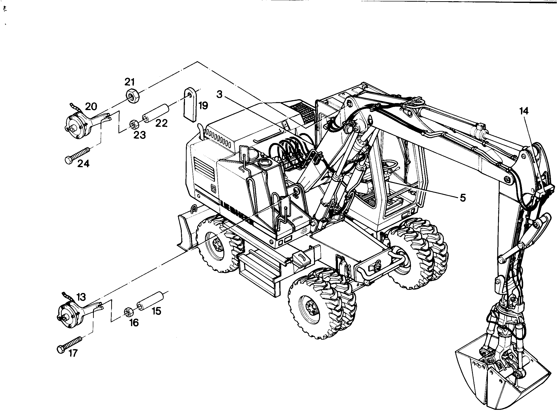 ГИДРАВЛИЧЕСКАЯ СИСТЕМА 9901533 LIEBHERR