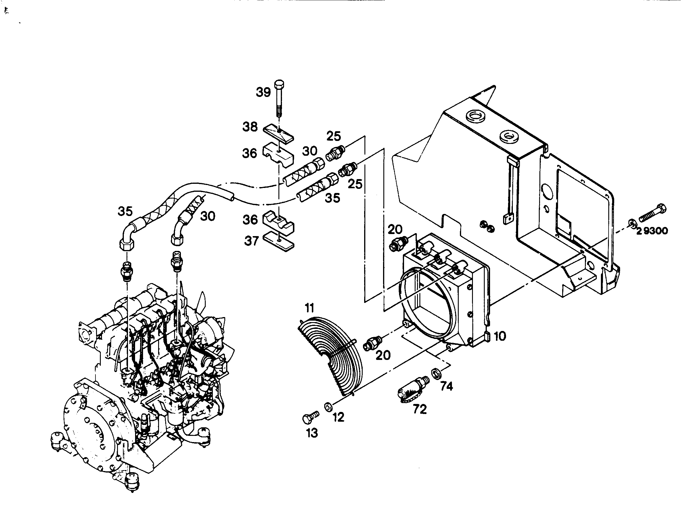 ОХЛАДИТЕЛЬ ПОРШНЯ 5008769 LIEBHERR