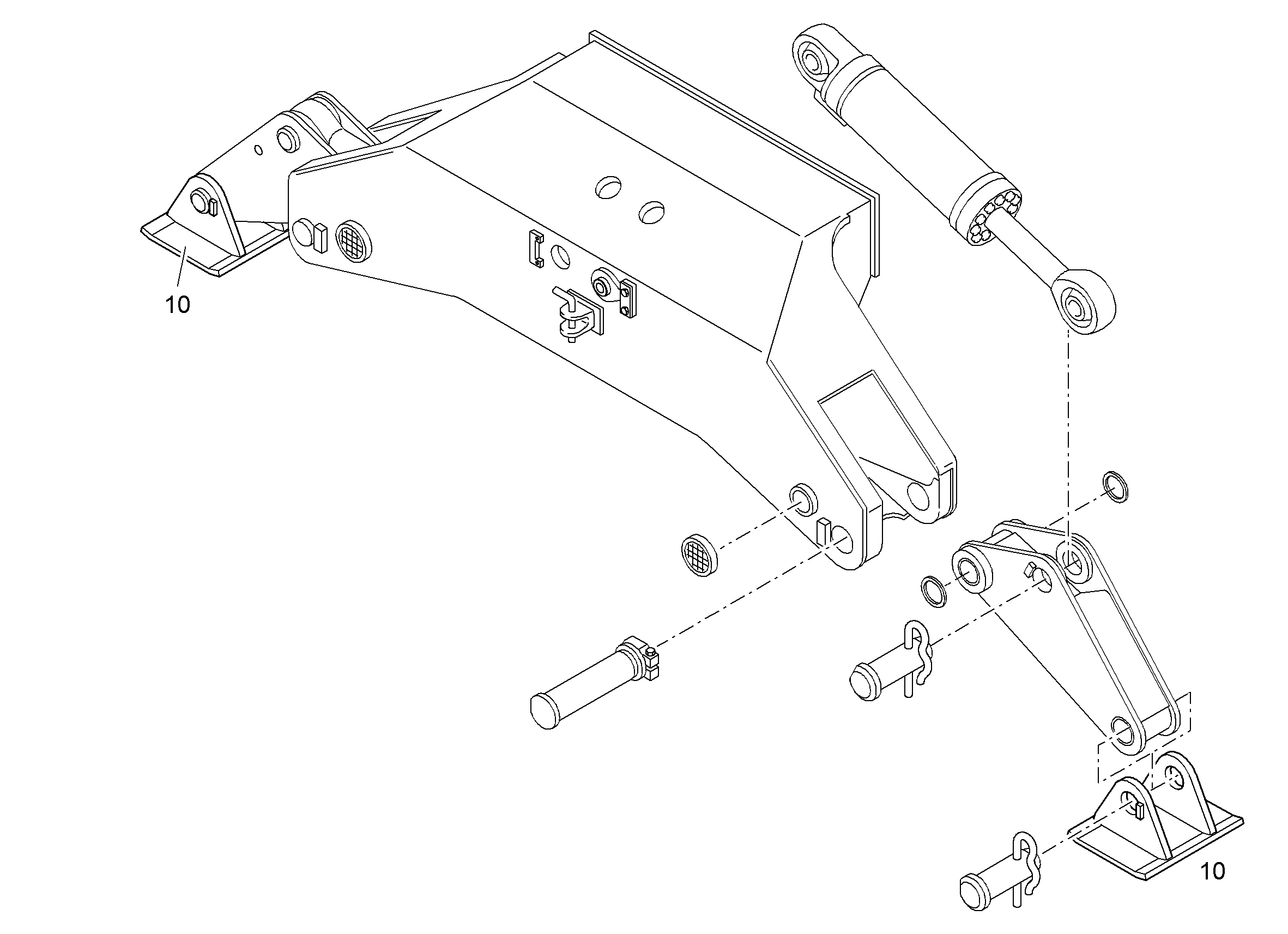 ОПОРНАЯ ЛАПА 9957622 LIEBHERR