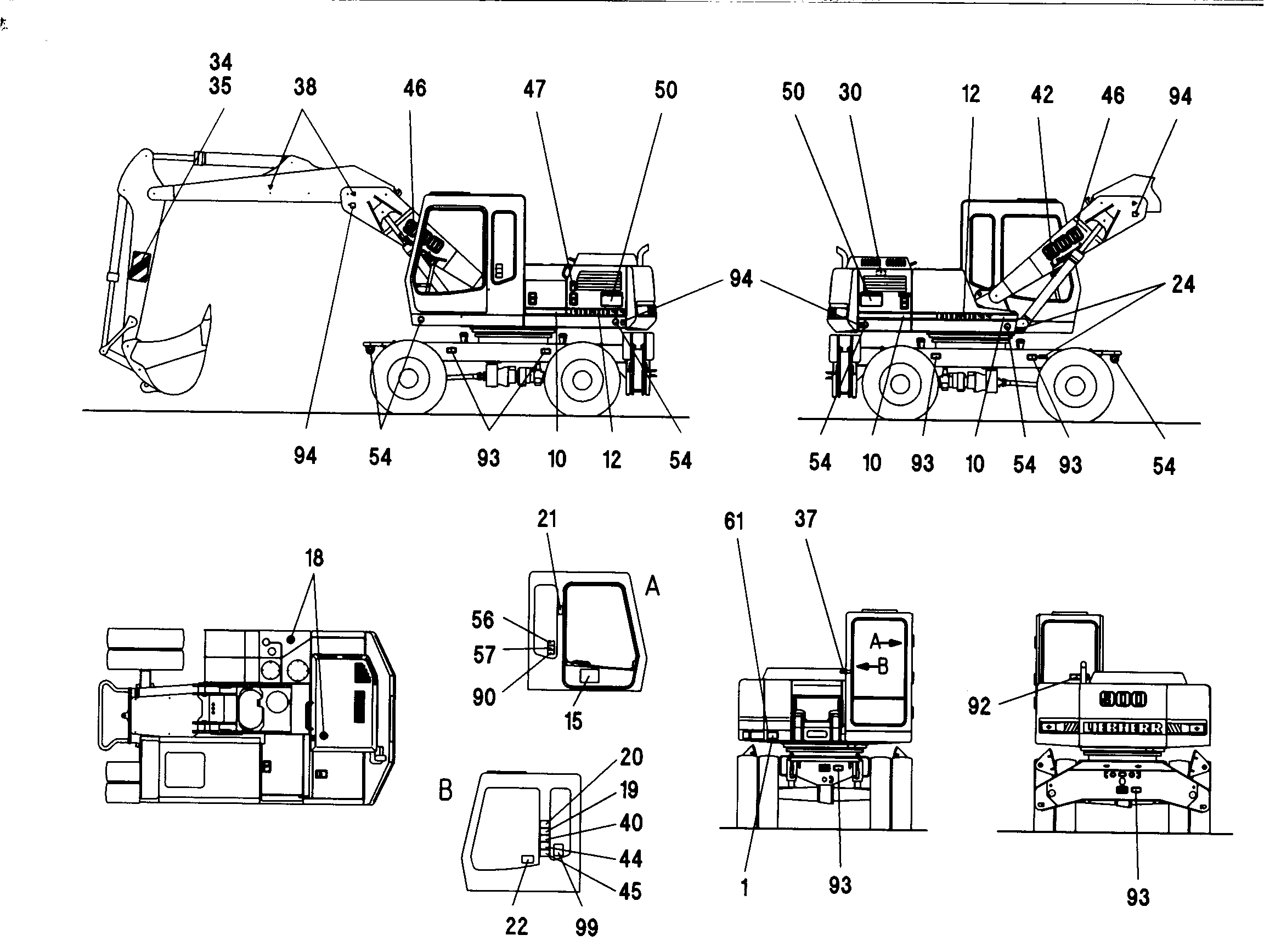 ПЛАН СМАЗКИ 9249601 LIEBHERR