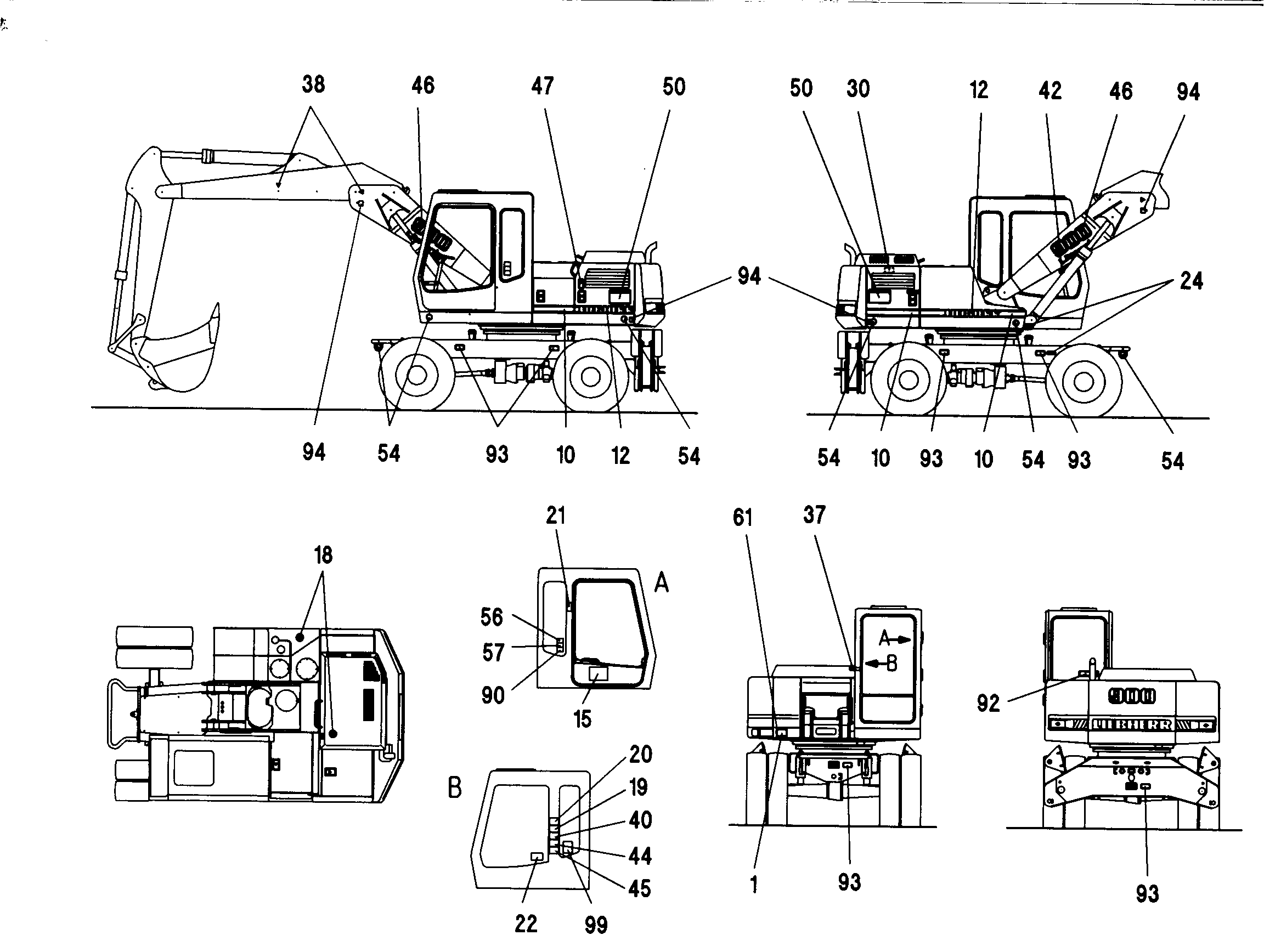 ПЛАН СМАЗКИ 9249608 LIEBHERR