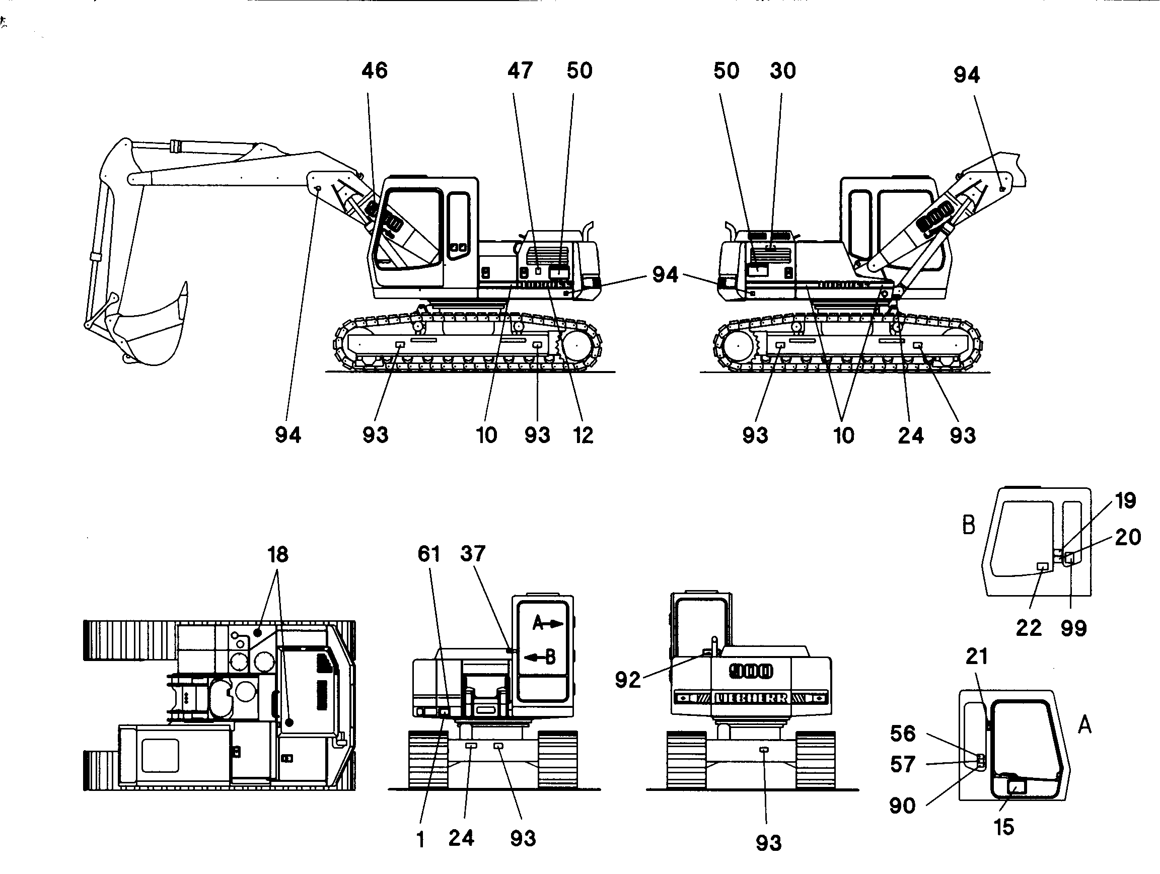 ПЛАН СМАЗКИ 9249609 LIEBHERR