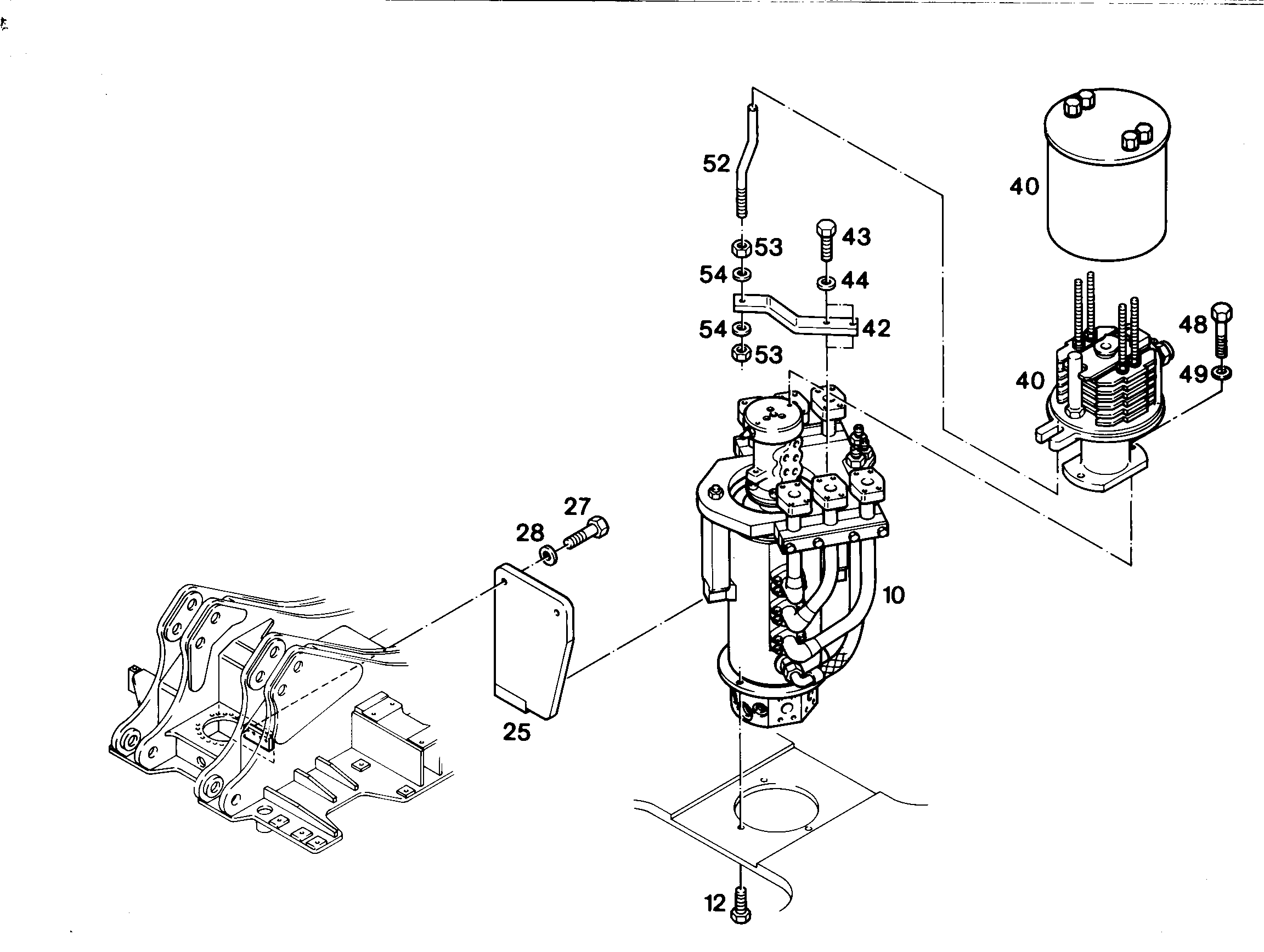 МОНТАЖ ПОВОРОТНОЕ СОЕДИНЕНИЕ 9308827 LIEBHERR