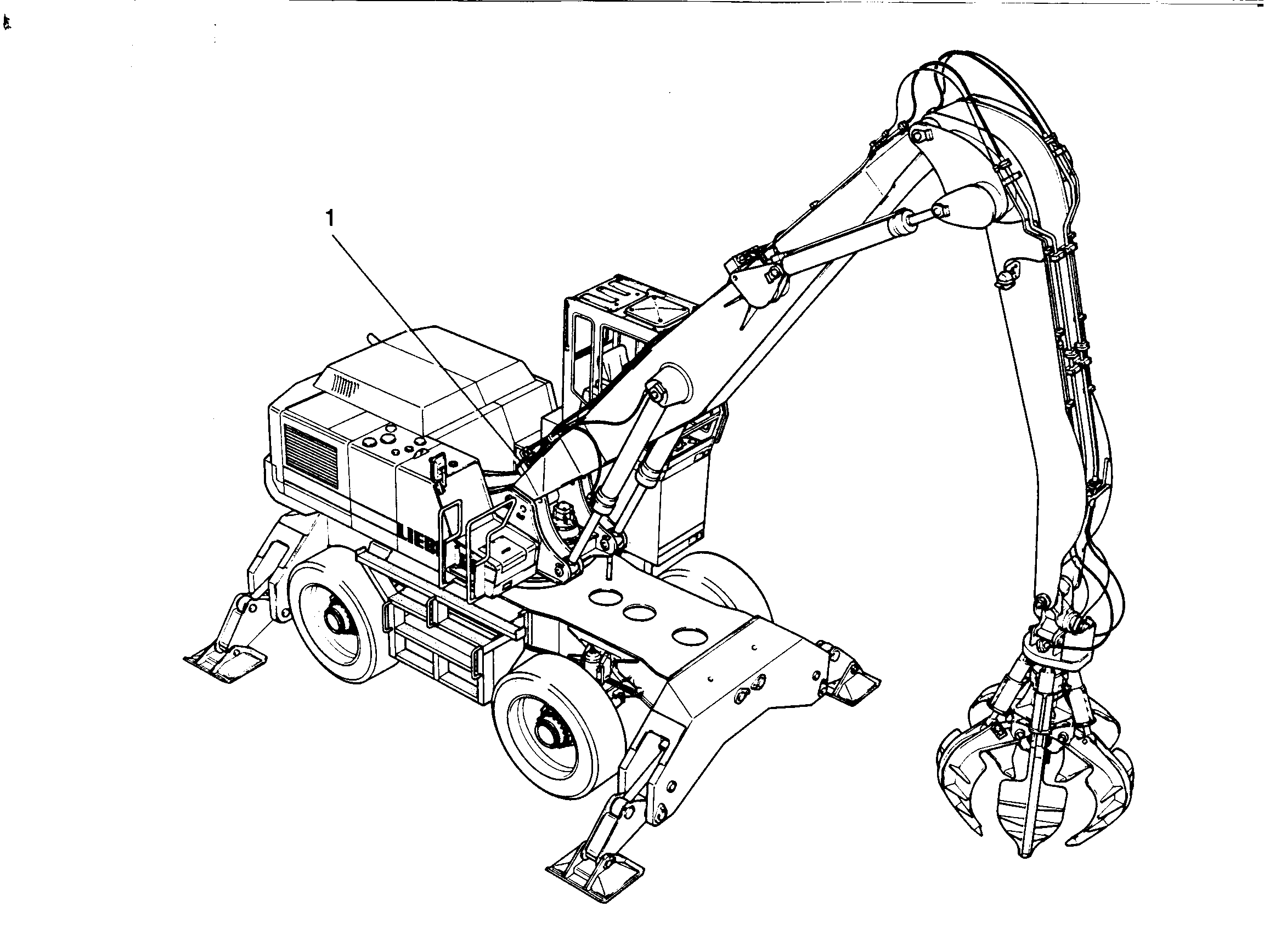 ДООБОРУД. СЕКЦИЯ ПОДКЛ. ДАВЛ. 9384240 LIEBHERR