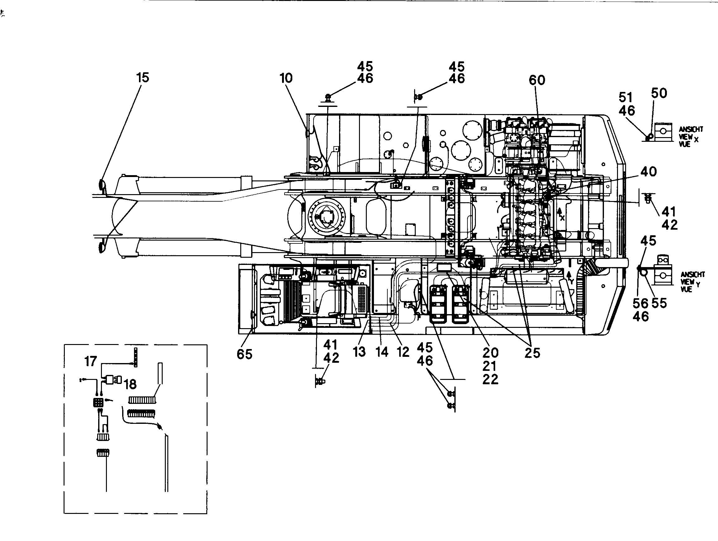 ПРОЖЕКТОР В СБОРЕ 9308292 LIEBHERR