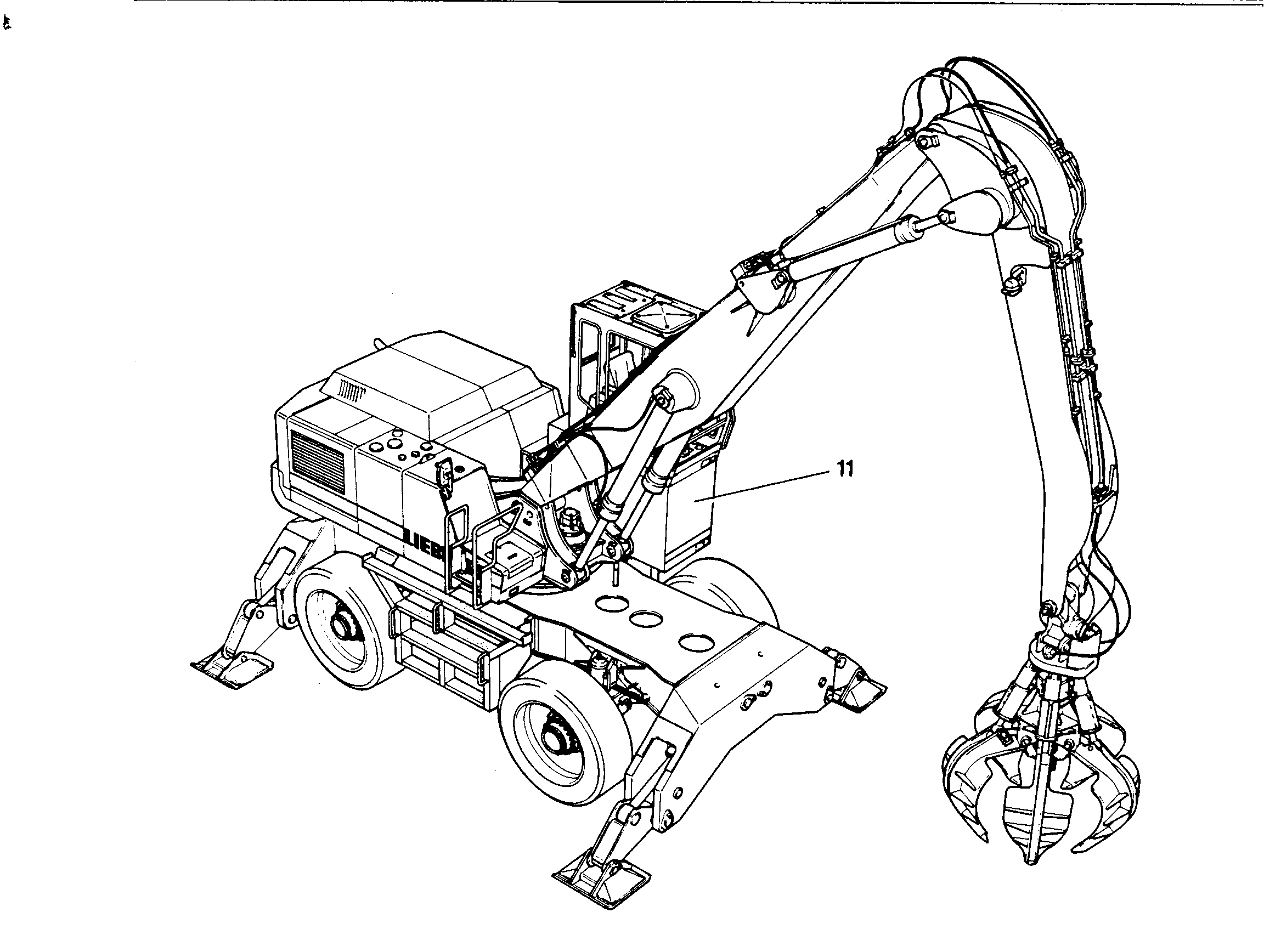 ВОЗВЫШЕНИЕ КАБИНЫ 1200MM 9308632 LIEBHERR
