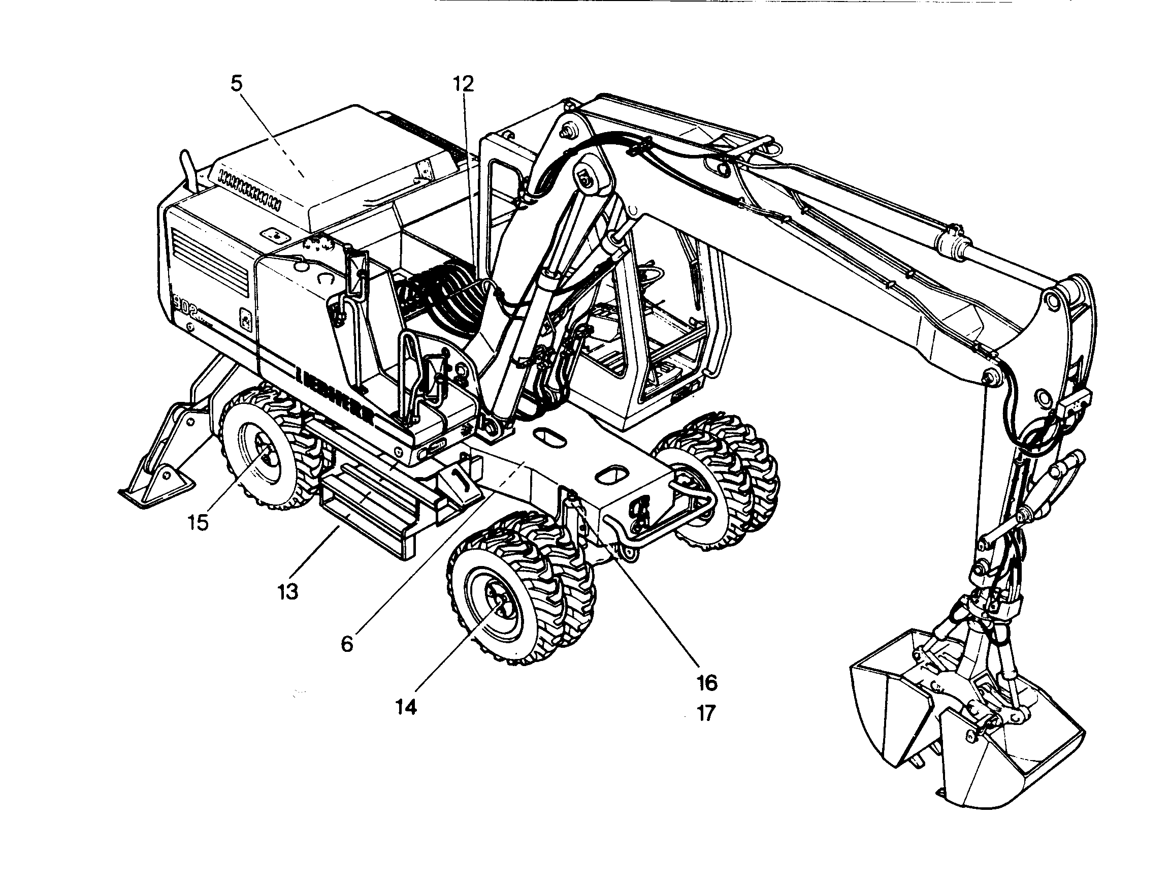 РАЗДАТОЧНАЯ КОРОБКА МОНТАЖ 9309485 LIEBHERR