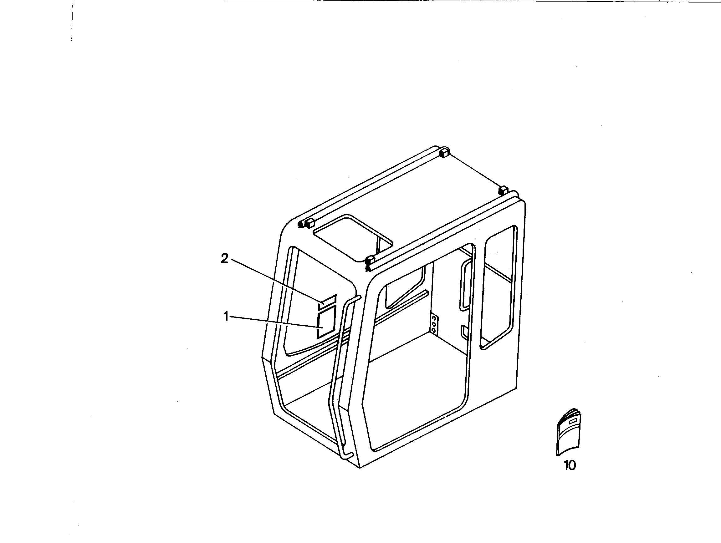 ТАБЛИЧКА BEDIENUNGSELEMENTE 297mmX210mm 9309079 LIEBHERR