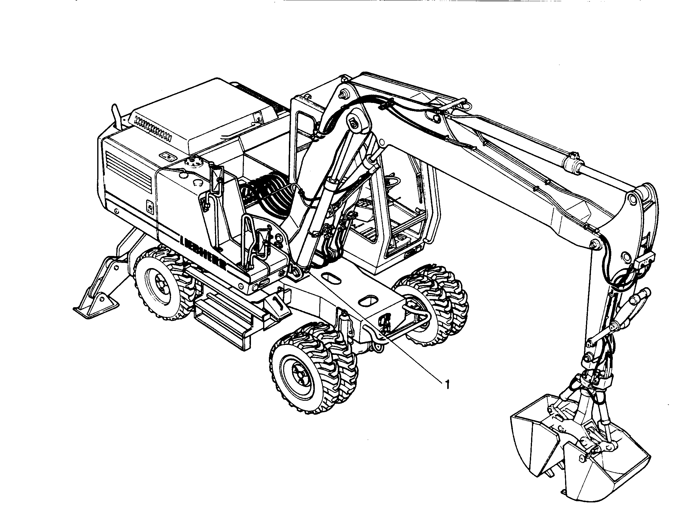 ЗАЩ.ТРУБЫ ПОДЪЕМ.ЦИЛИНДР 9309720 LIEBHERR