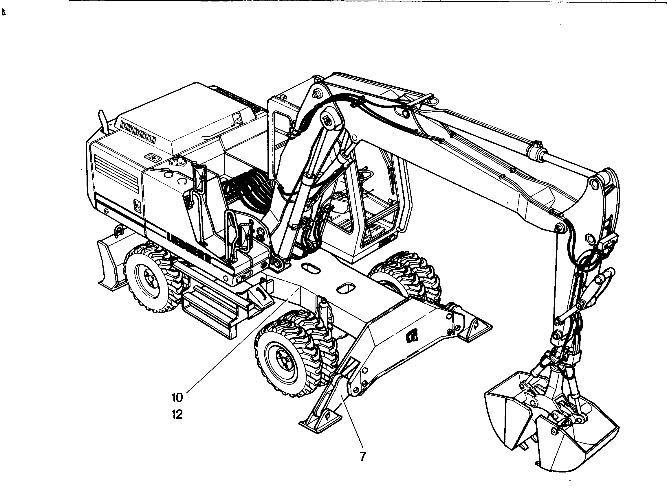 ТРУБОПРОВОДЫ ОПОР ГИДРАВЛИЧ. 9900281 LIEBHERR