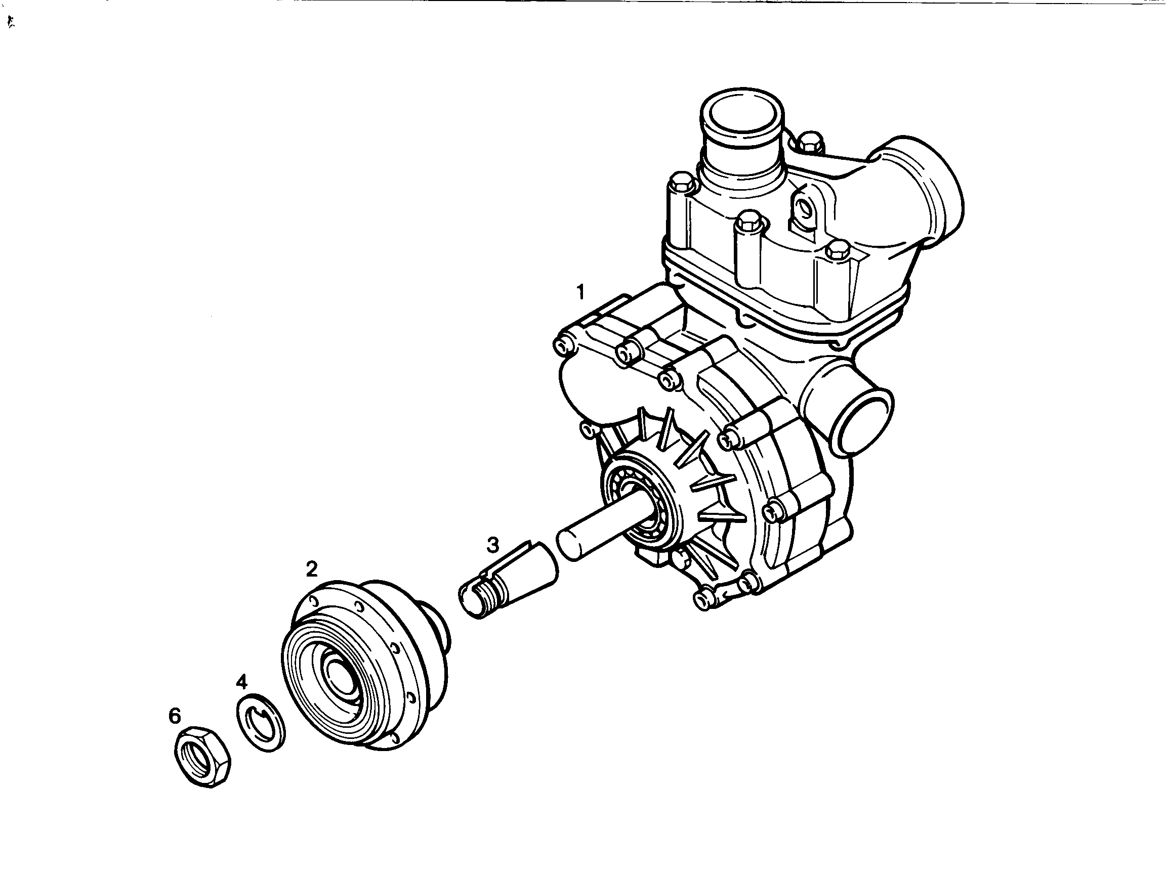 НАСОС ВОДЫ 9880320 LIEBHERR