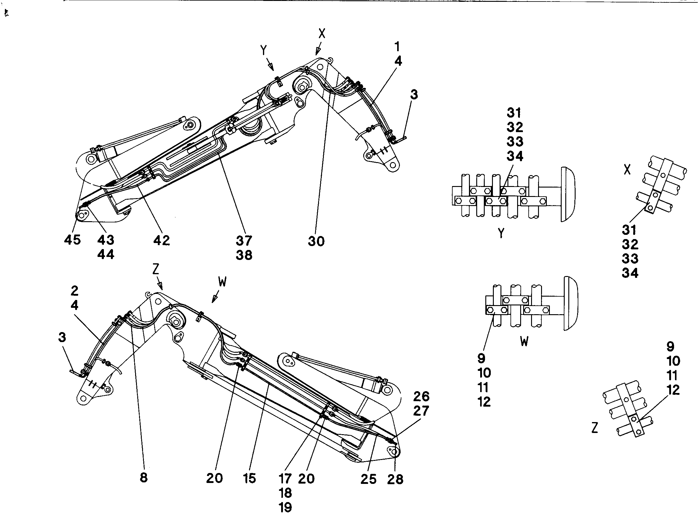 ШЛАНГ 12X1200 7021354 LIEBHERR