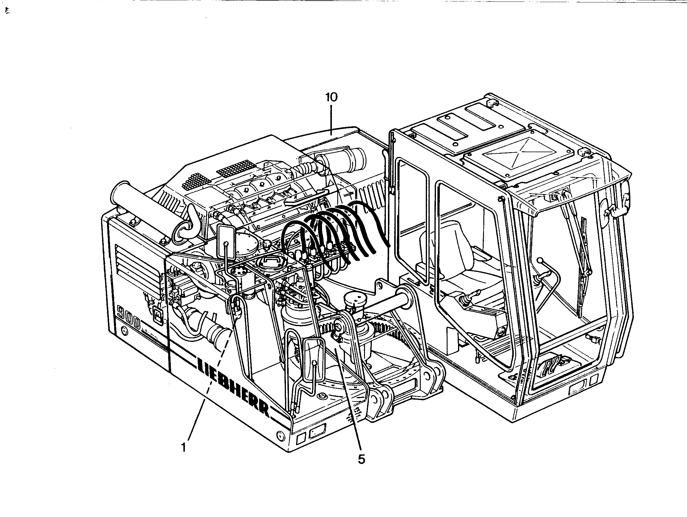 ПЕРЕОБОРУД. ПОВОР. ПЛАТФОРМЫ 9308300 LIEBHERR