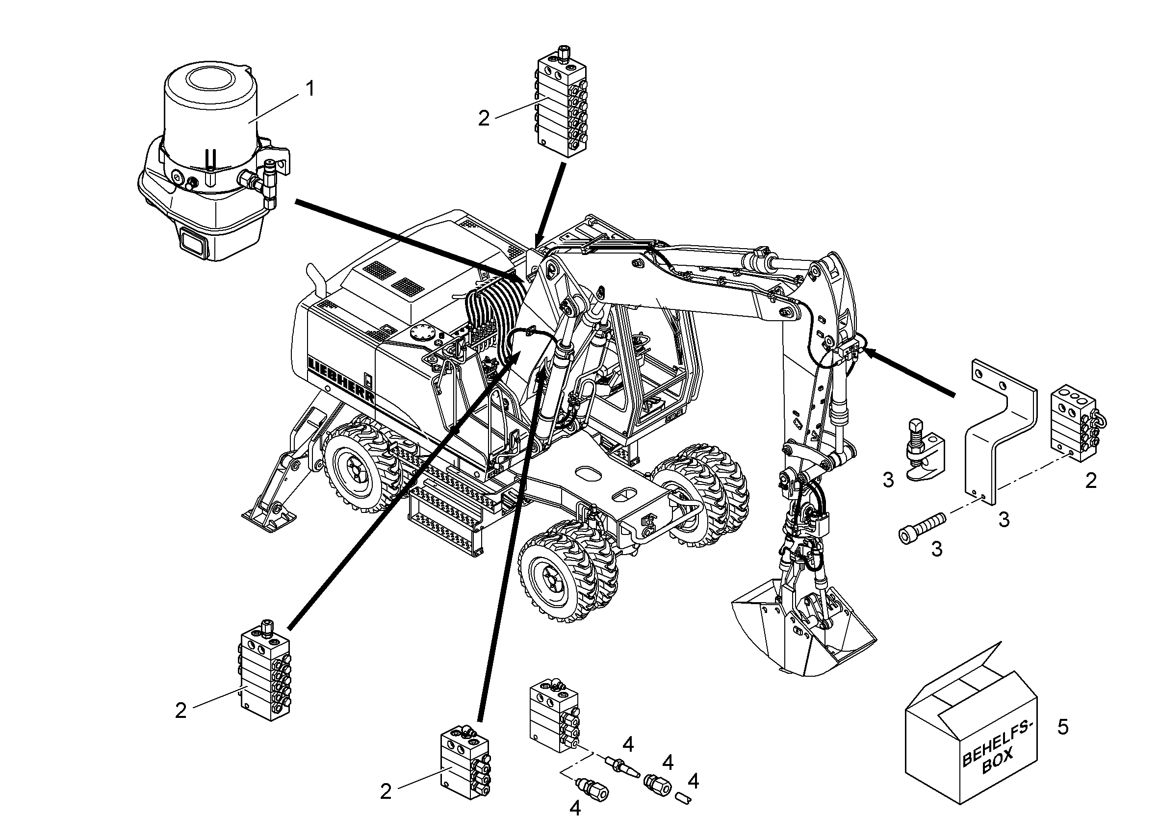 НАСОС F.644 5613759 LIEBHERR