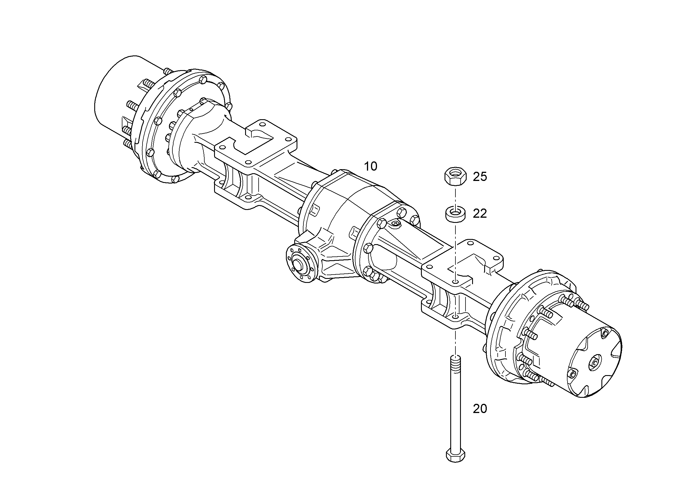 БОЛТ С ШЕСТИГРАННОЙ ГОЛОВКОЙ ISO 4014 M20X230 10.9 FLZN 4002701 LIEBHERR
