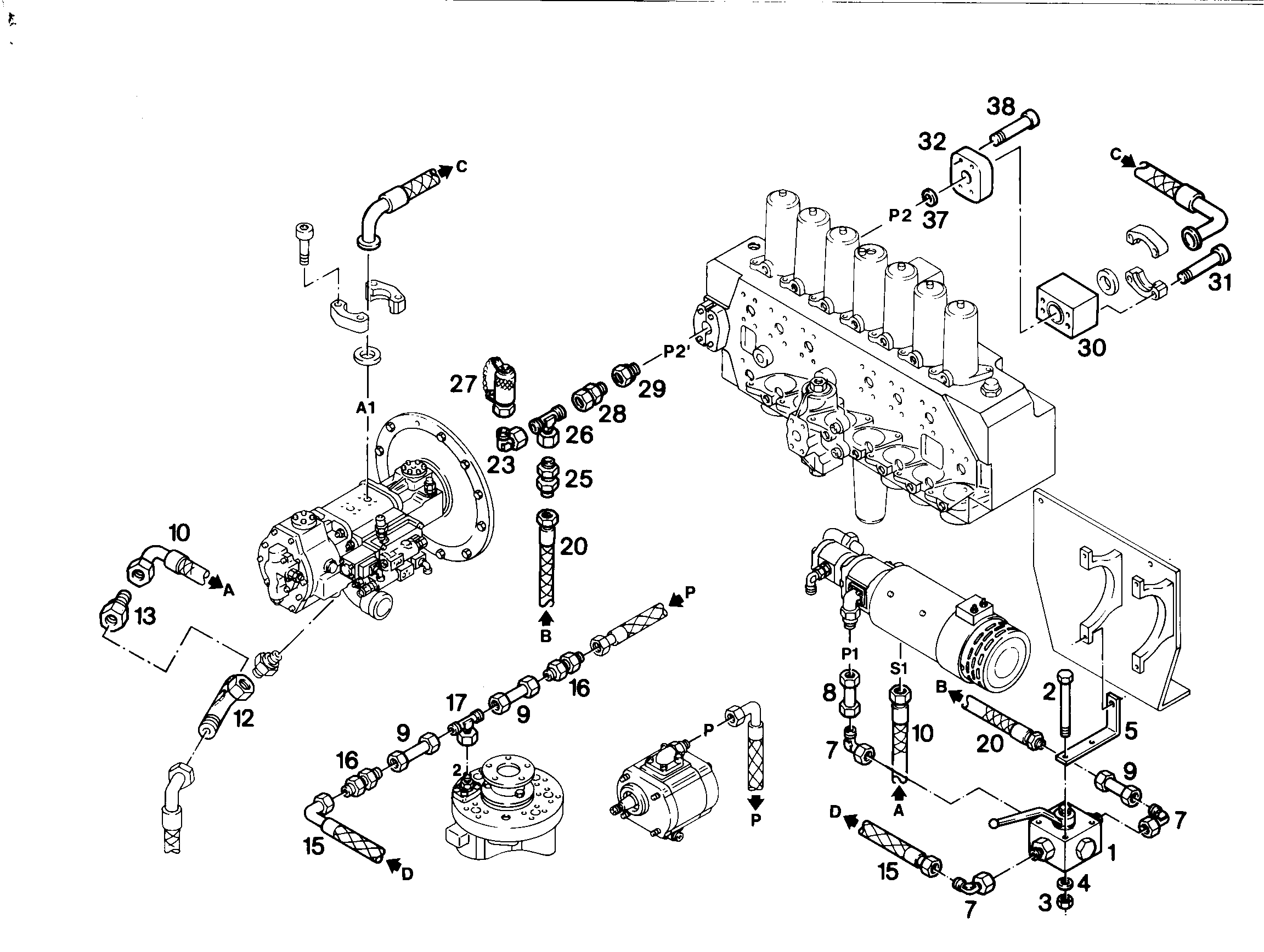 КРАН 3-ХОДОВОЙ ШАРОВОЙ 7010779 LIEBHERR