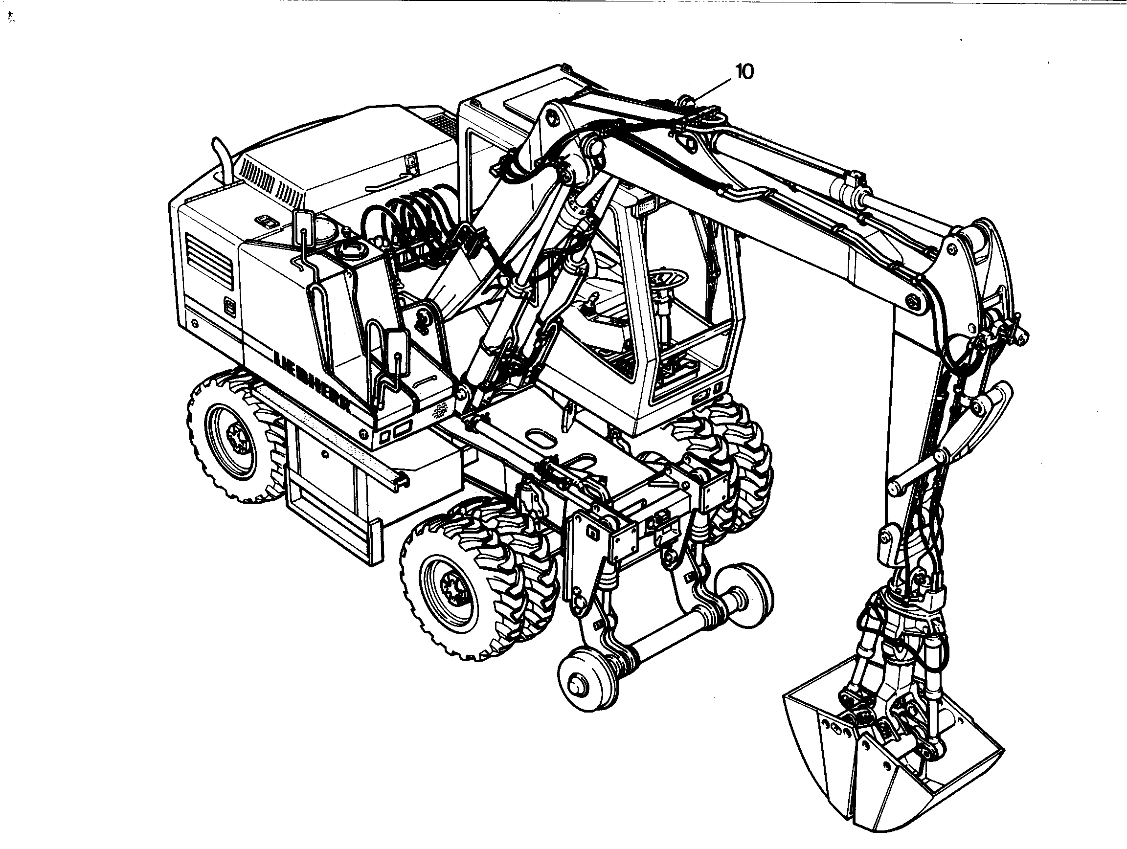ПРОЖЕКТОР ДОП. НА СТРЕЛЕ ЛЕВ. 9902390 LIEBHERR