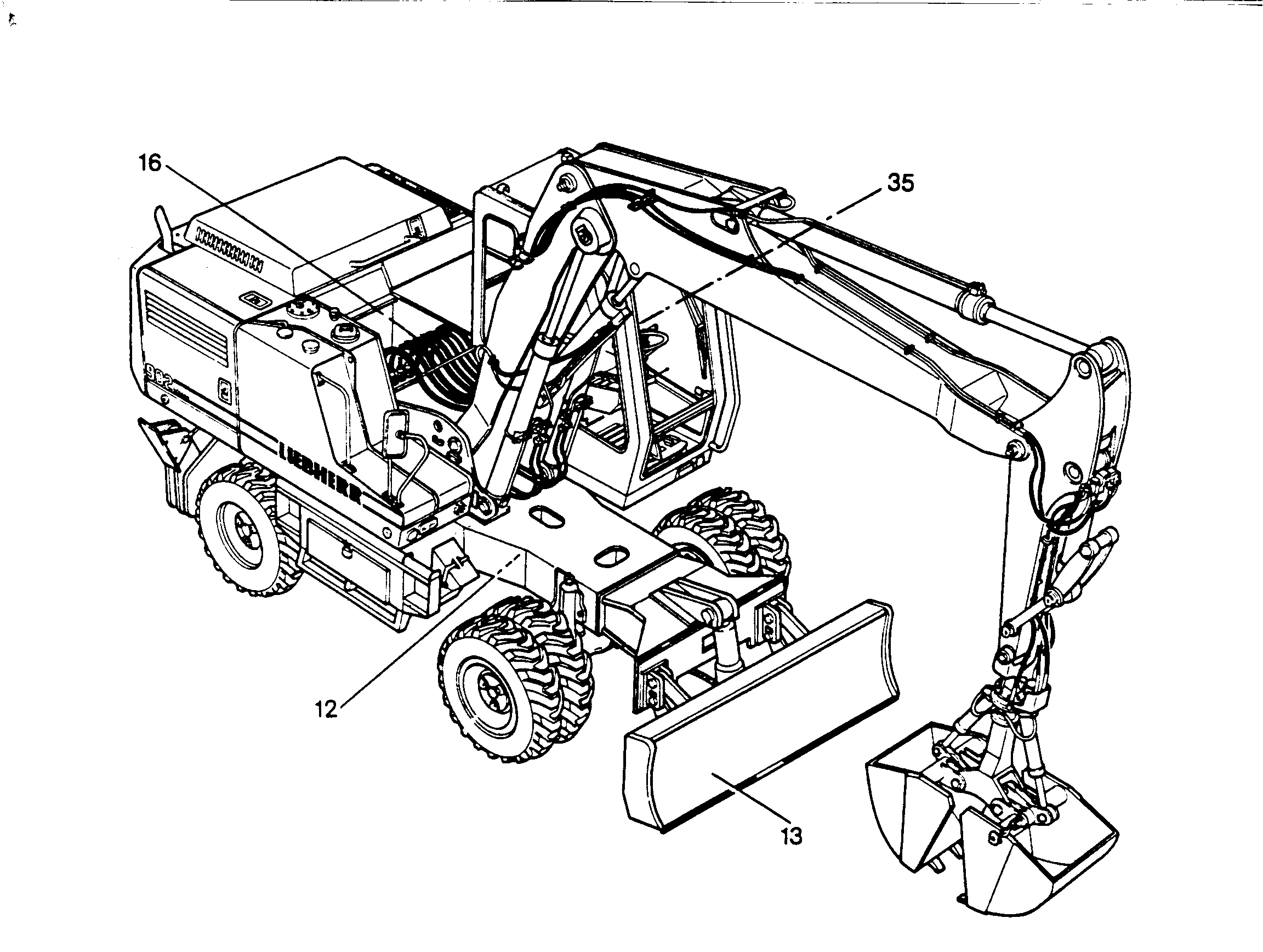 ТРУБОПРОВОДЫ ОПОР ГИДРАВЛИЧ. 9903287 LIEBHERR