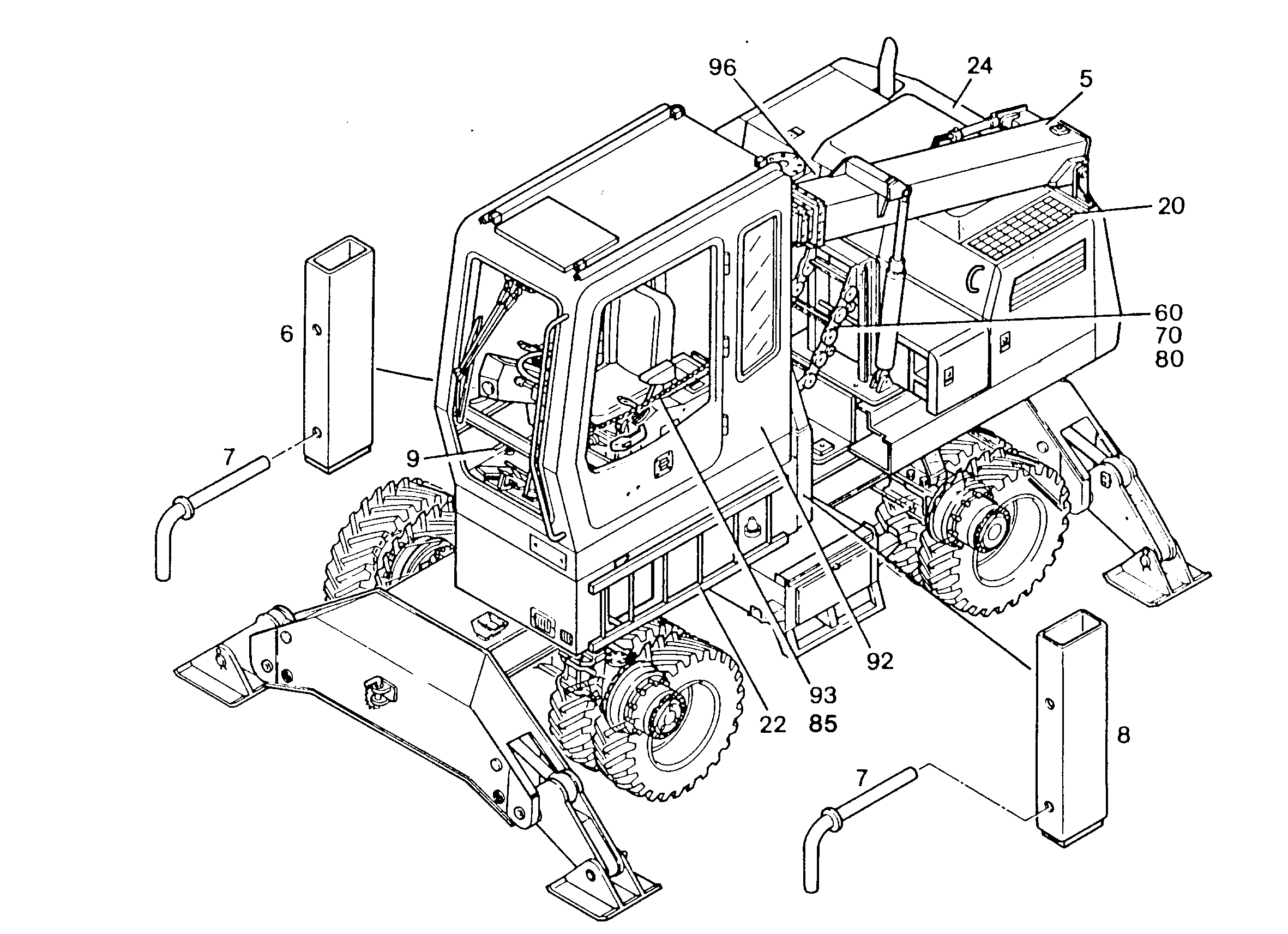 ЦЕПЬ ПОДВЕДЕНИЯ МОЩН., УСТ. 9306018 LIEBHERR