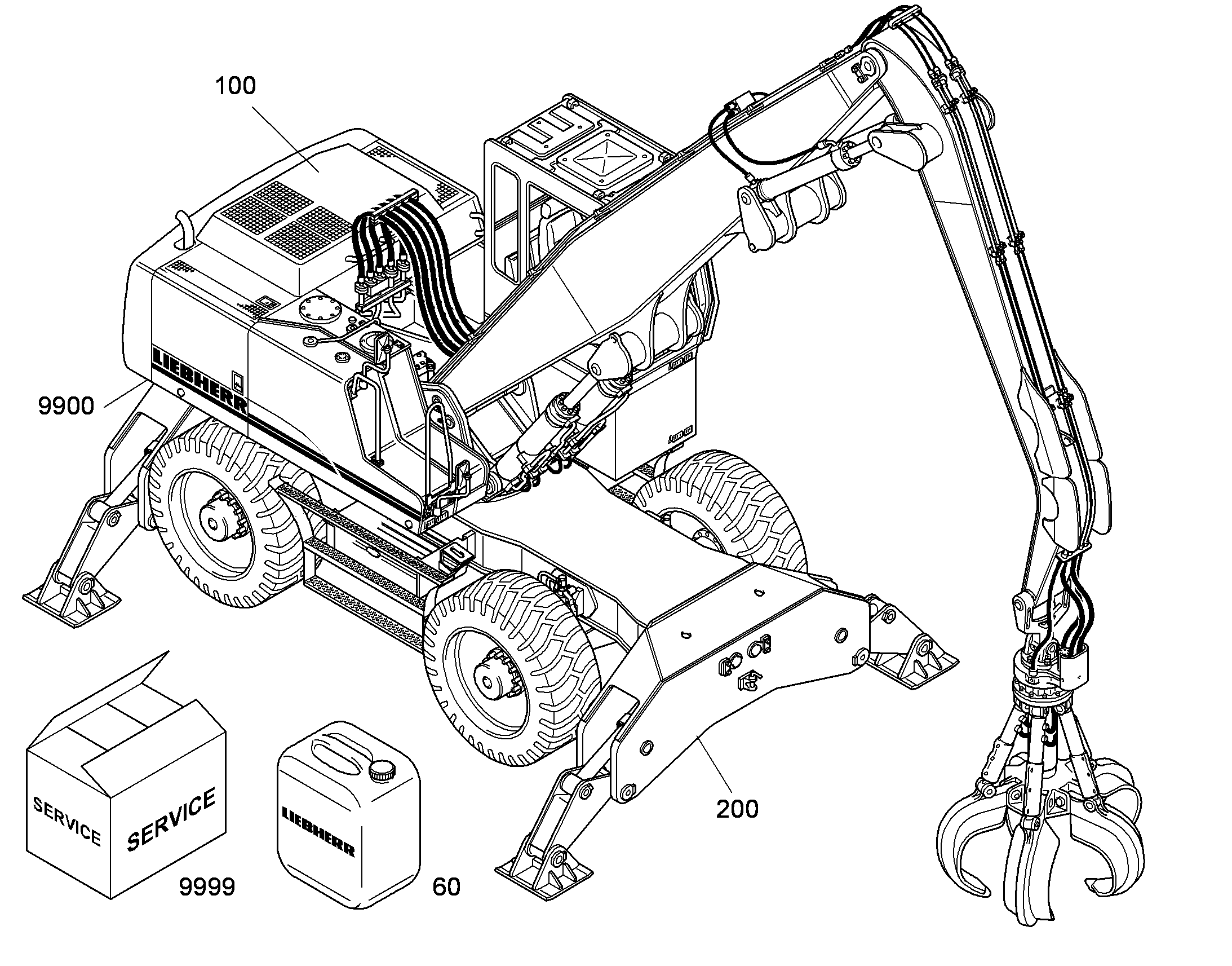 СМАЗОЧНЫЕ МАТЕРИАЛЫ 9955944 LIEBHERR