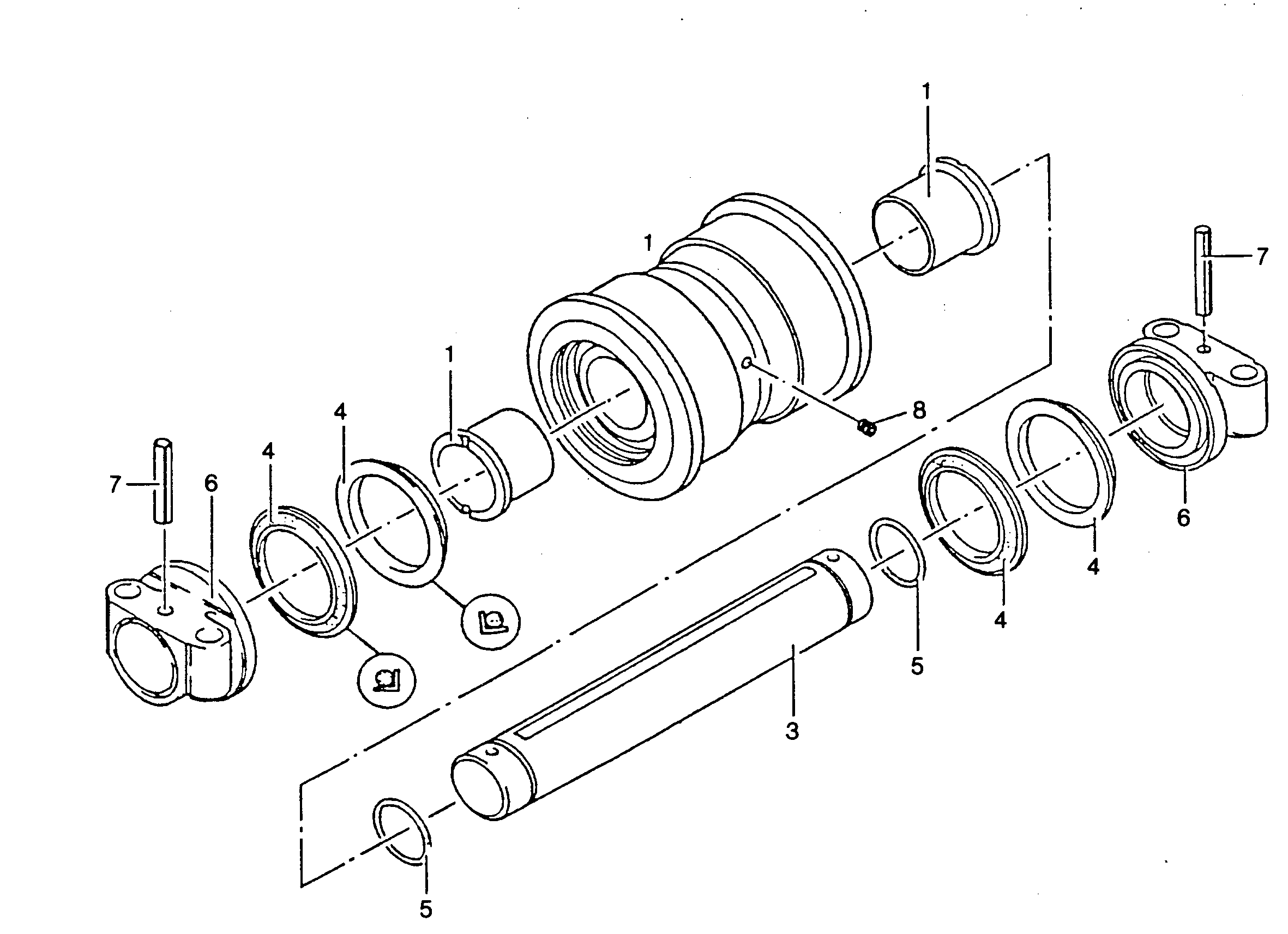 РОЛИК ХОДОВОЙ 7023434 LIEBHERR