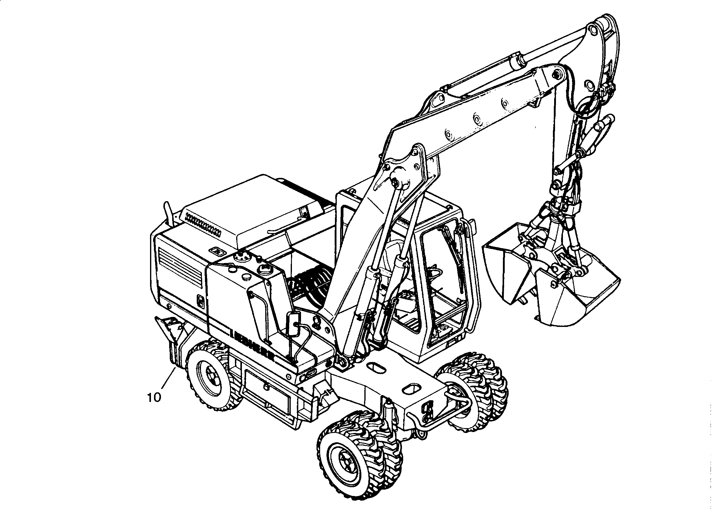 РАЗДЕЛЬНОЕ УПРАВЛ. 2ТОЧКИ ОП. 9908351 LIEBHERR
