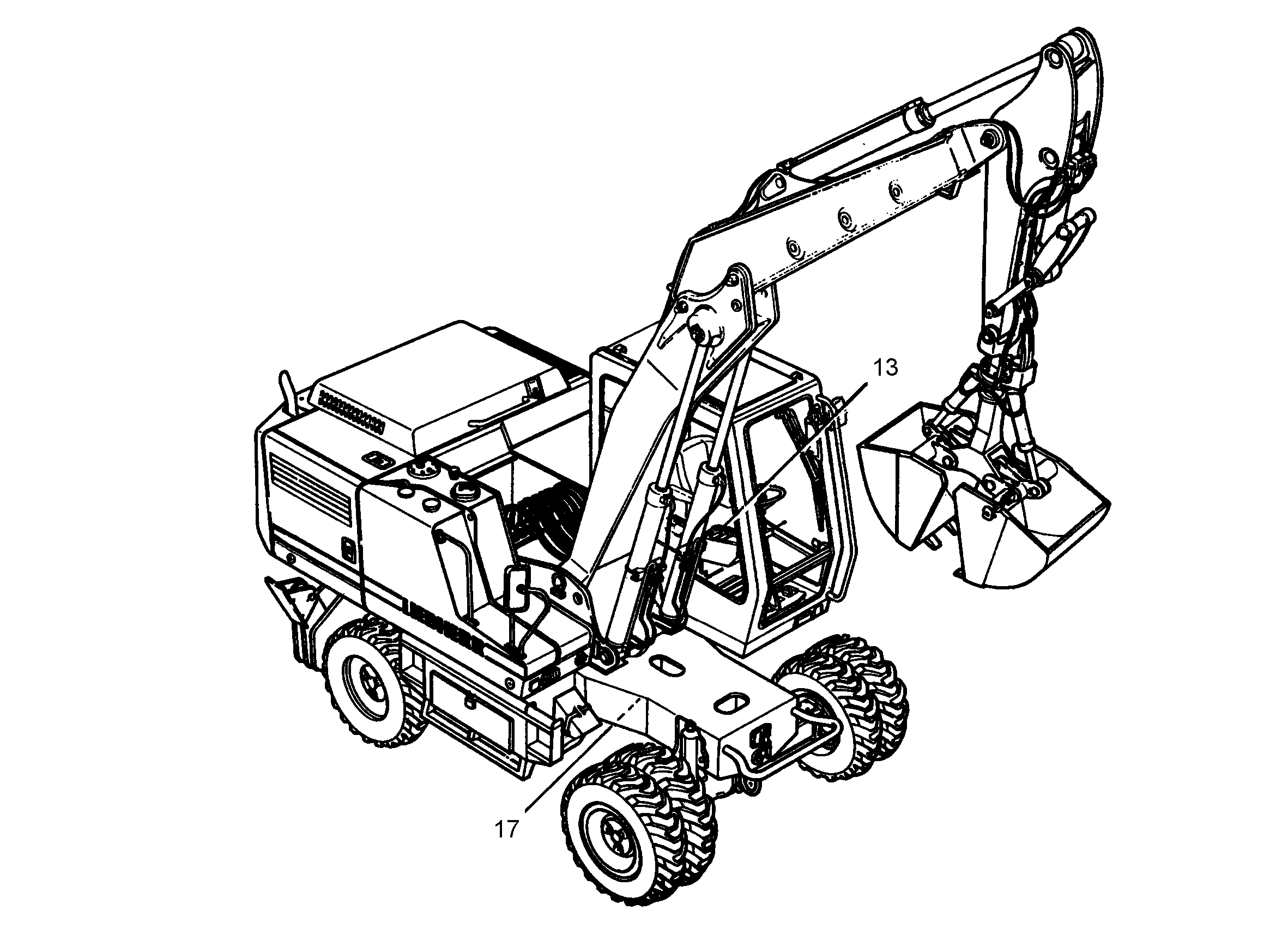 РАЗДЕЛЬНОЕ УПРАВЛ. 2ТОЧКИ ОП. 9915122 LIEBHERR