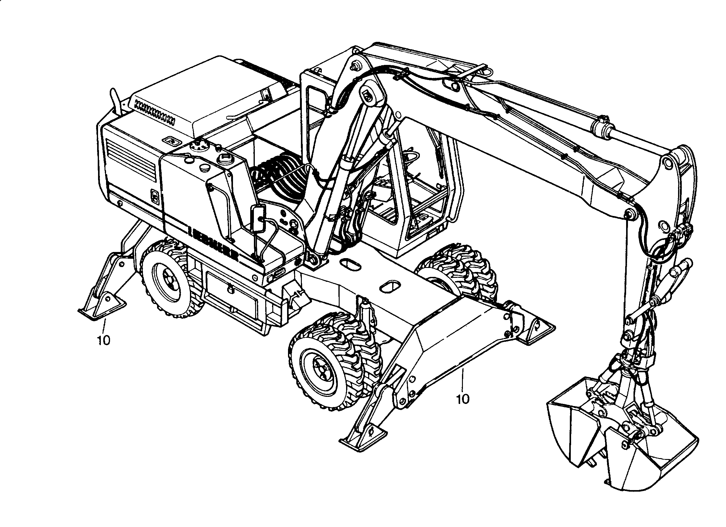 РАЗДЕЛЬНОЕ УПРАВЛ. 4ТОЧКИ ОП. 9908353 LIEBHERR