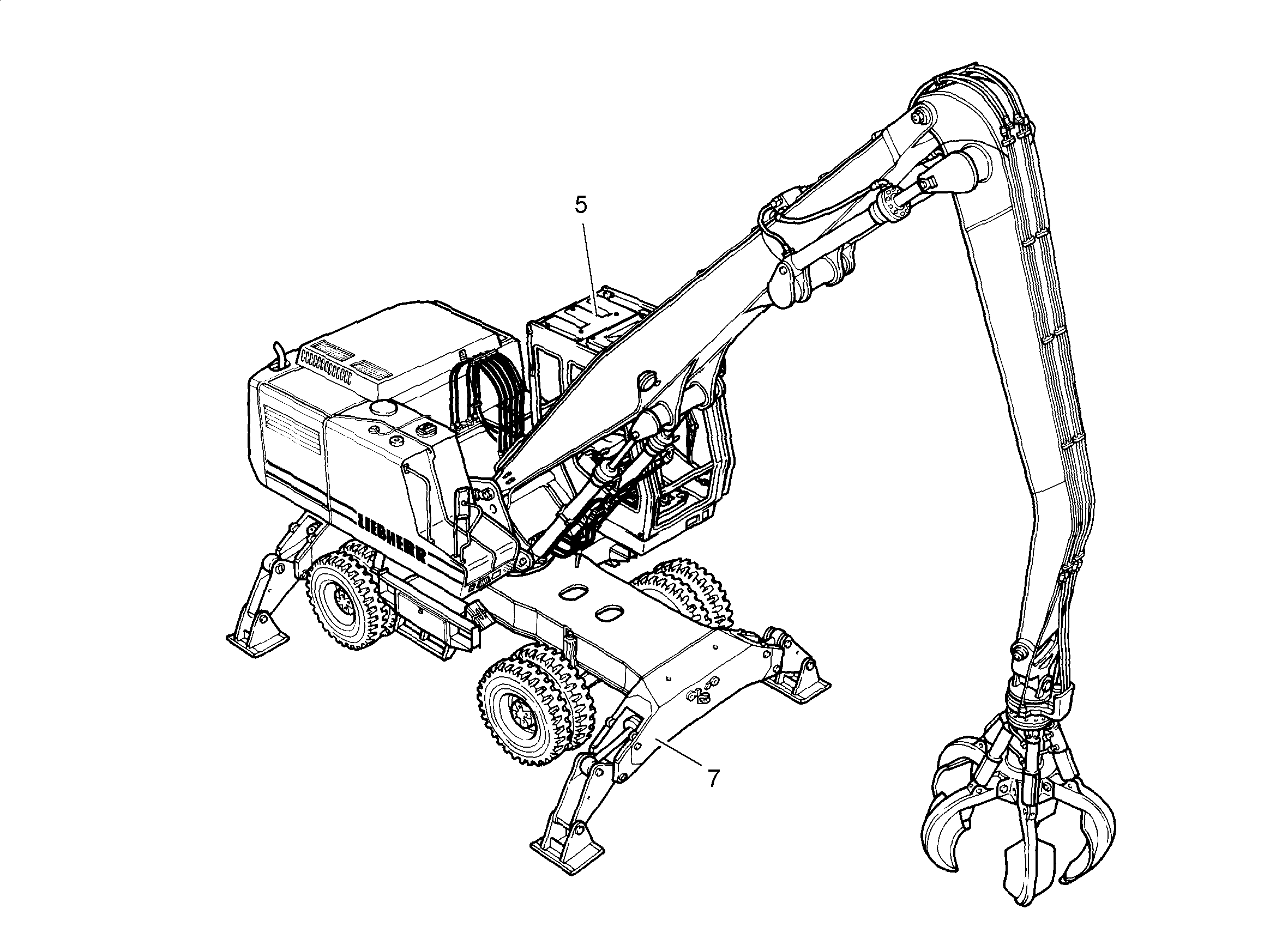 КОНТРОЛЬ ЗАХВАТА 4ТОЧКИ ОП. 9204260 LIEBHERR