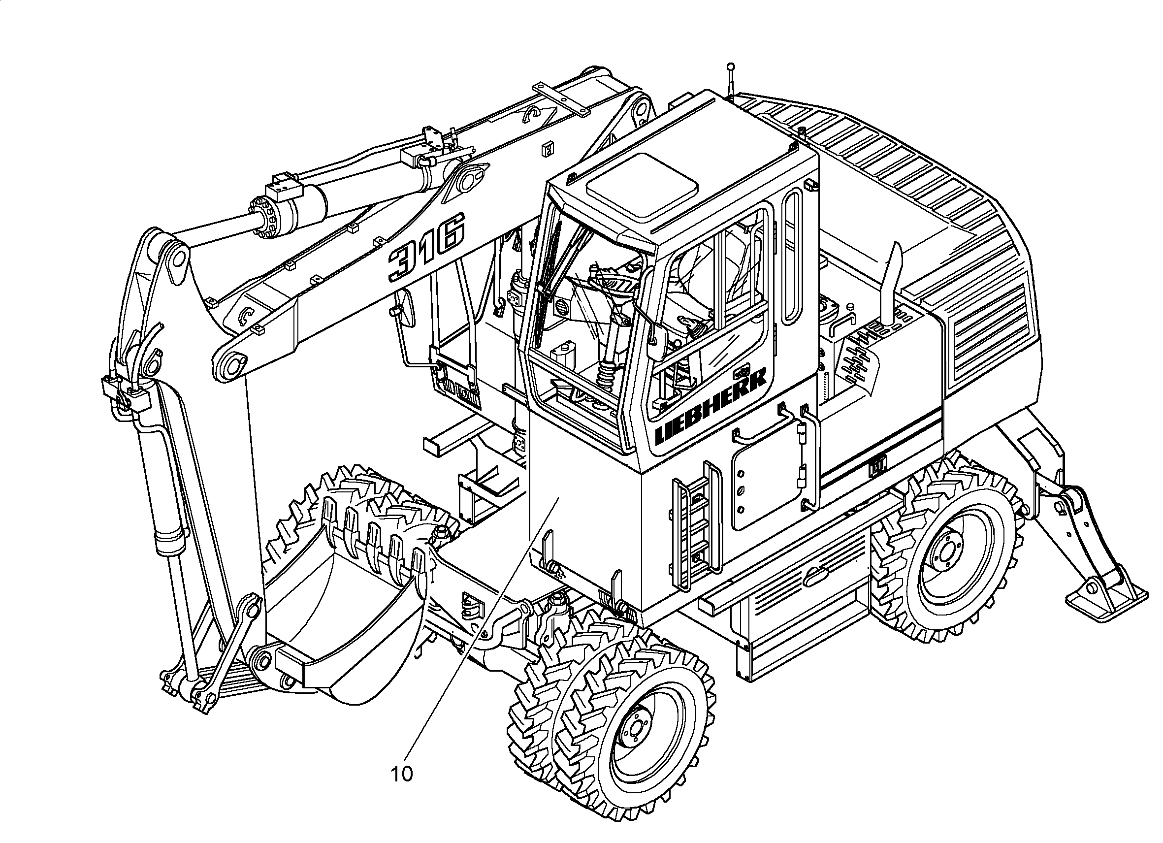ВОЗВЫШЕНИЕ 9908287 LIEBHERR