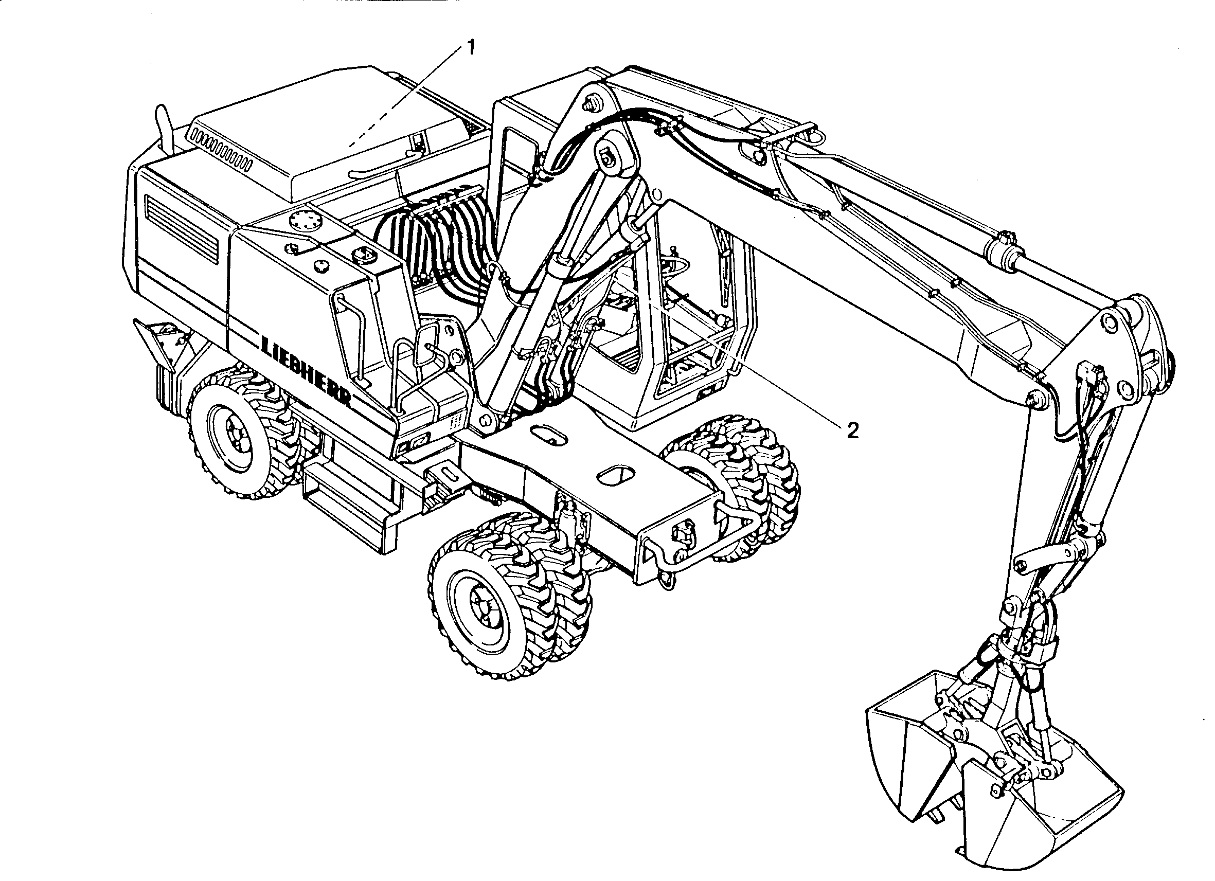 ПЛОЩАДКА ВОДИТ. - ЧАСТИ, УСТ. 9144524 LIEBHERR