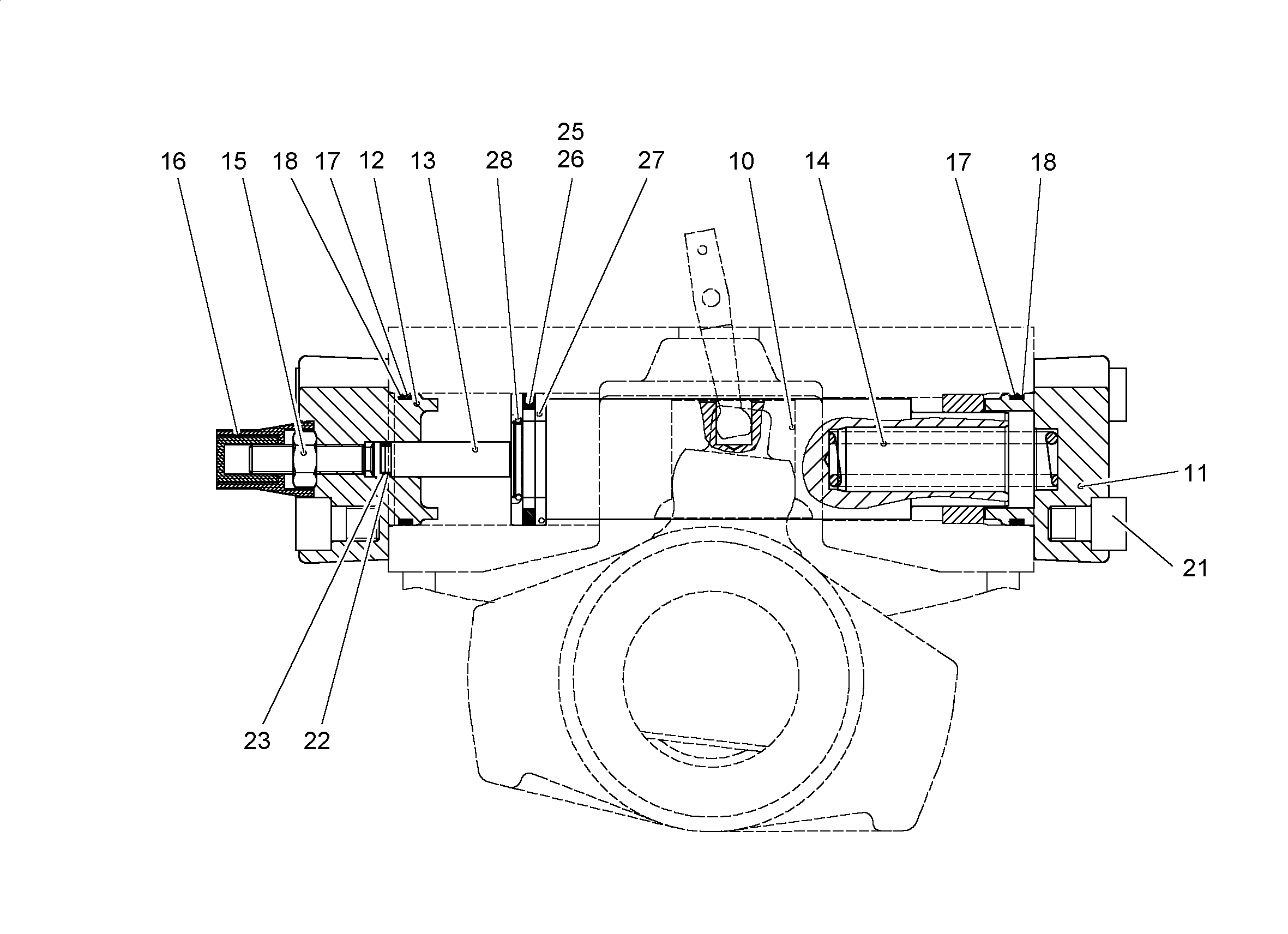 ВИНТ УПОРНЫЙ M10X42X6 42CrMo4+N 9880951 LIEBHERR