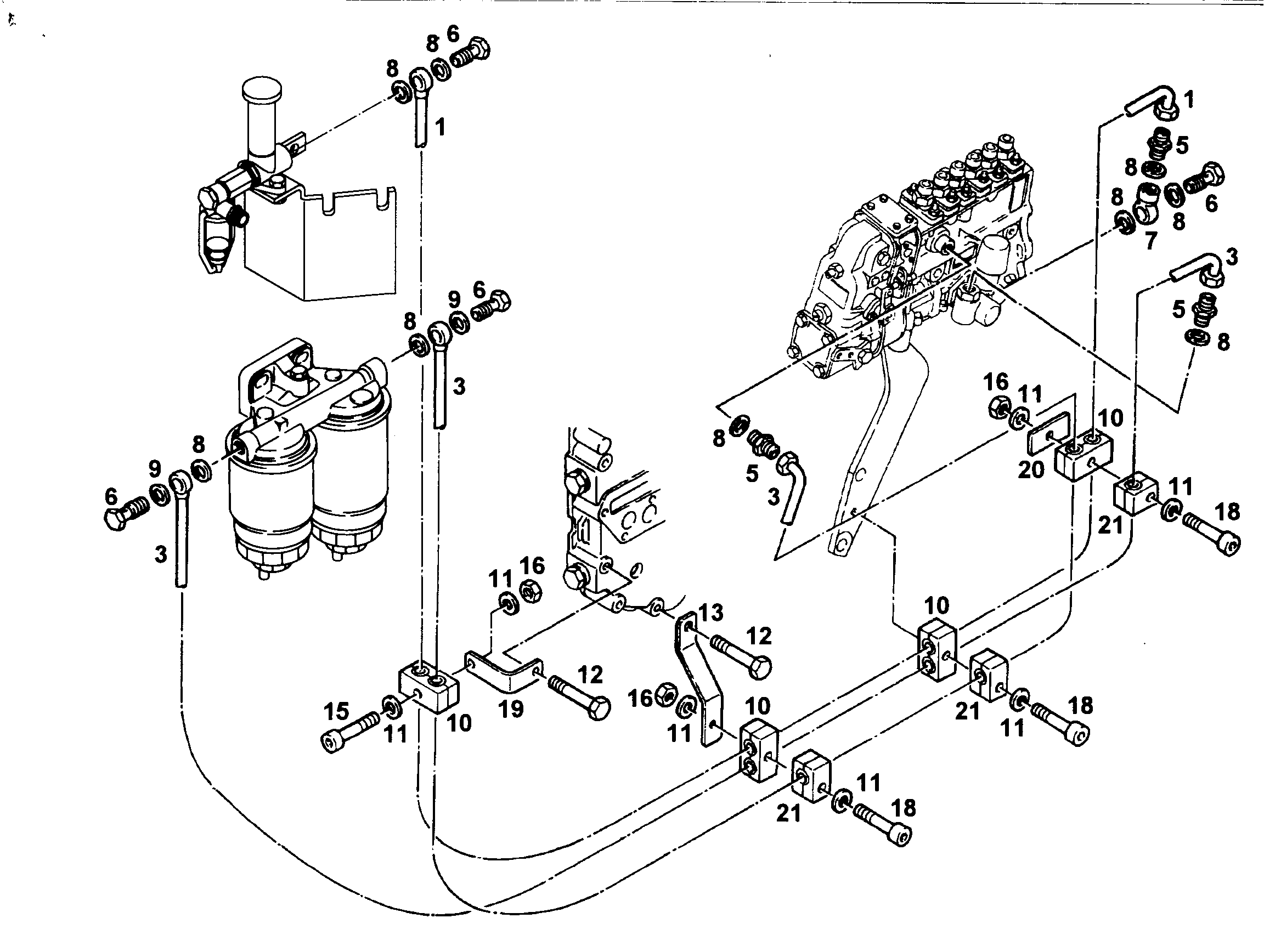ШЛАНГОПРОВОД 9278903 LIEBHERR