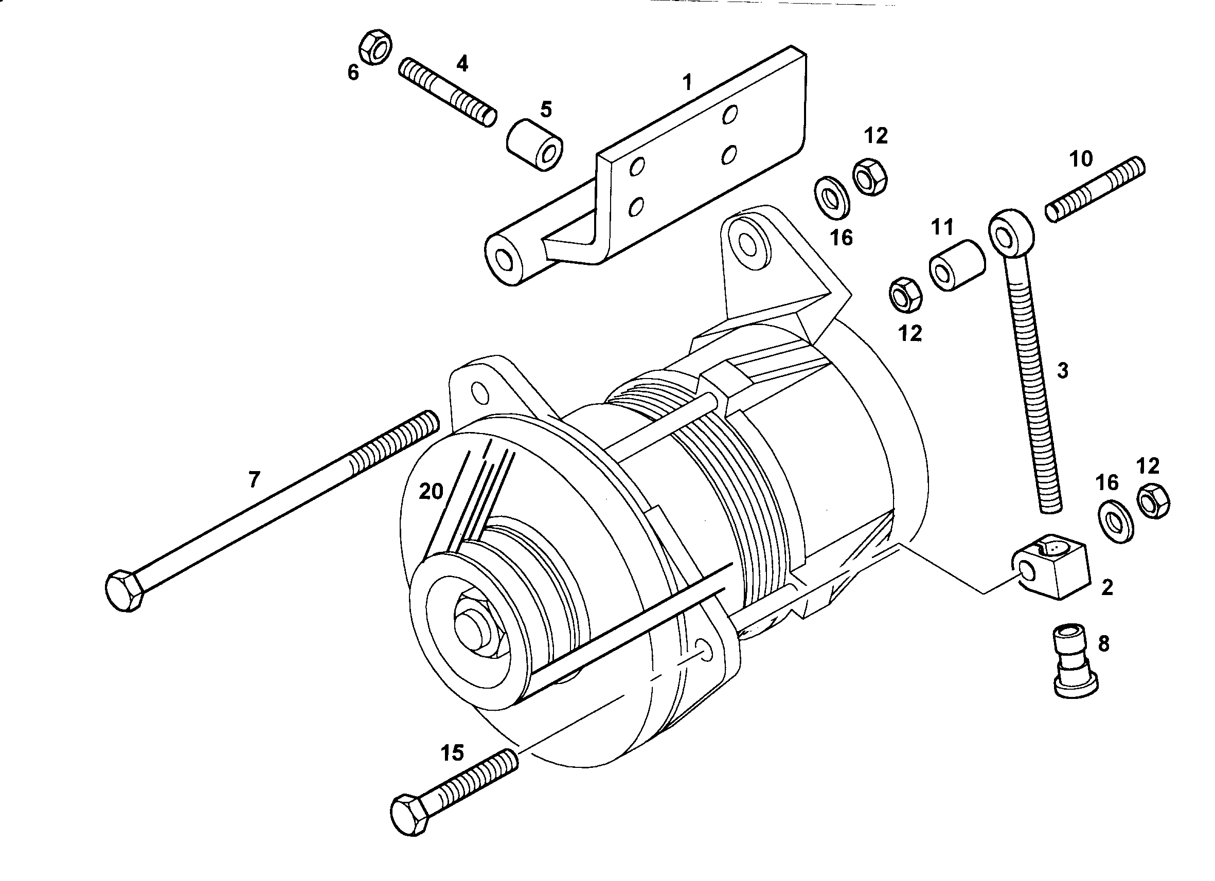 РЕМЕНЬ УЗКИЙ КЛИНОВЫЙ 4980716 LIEBHERR