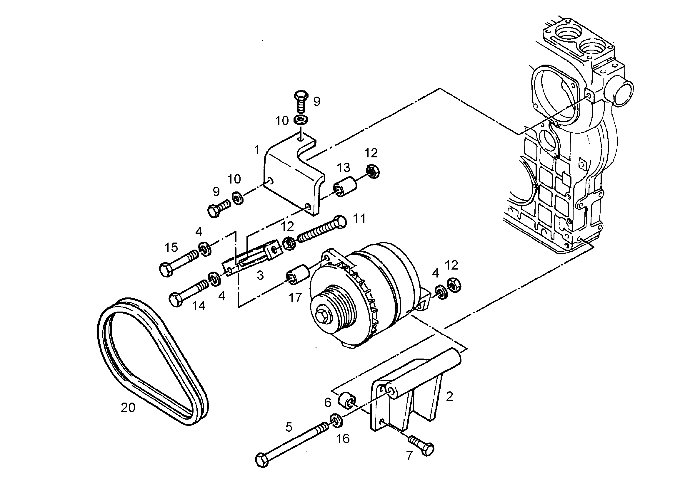 БОЛТ С ШЕСТИГРАННОЙ ГОЛОВКОЙ ISO 4017 M12X100 10.9 A3C 4980969 LIEBHERR
